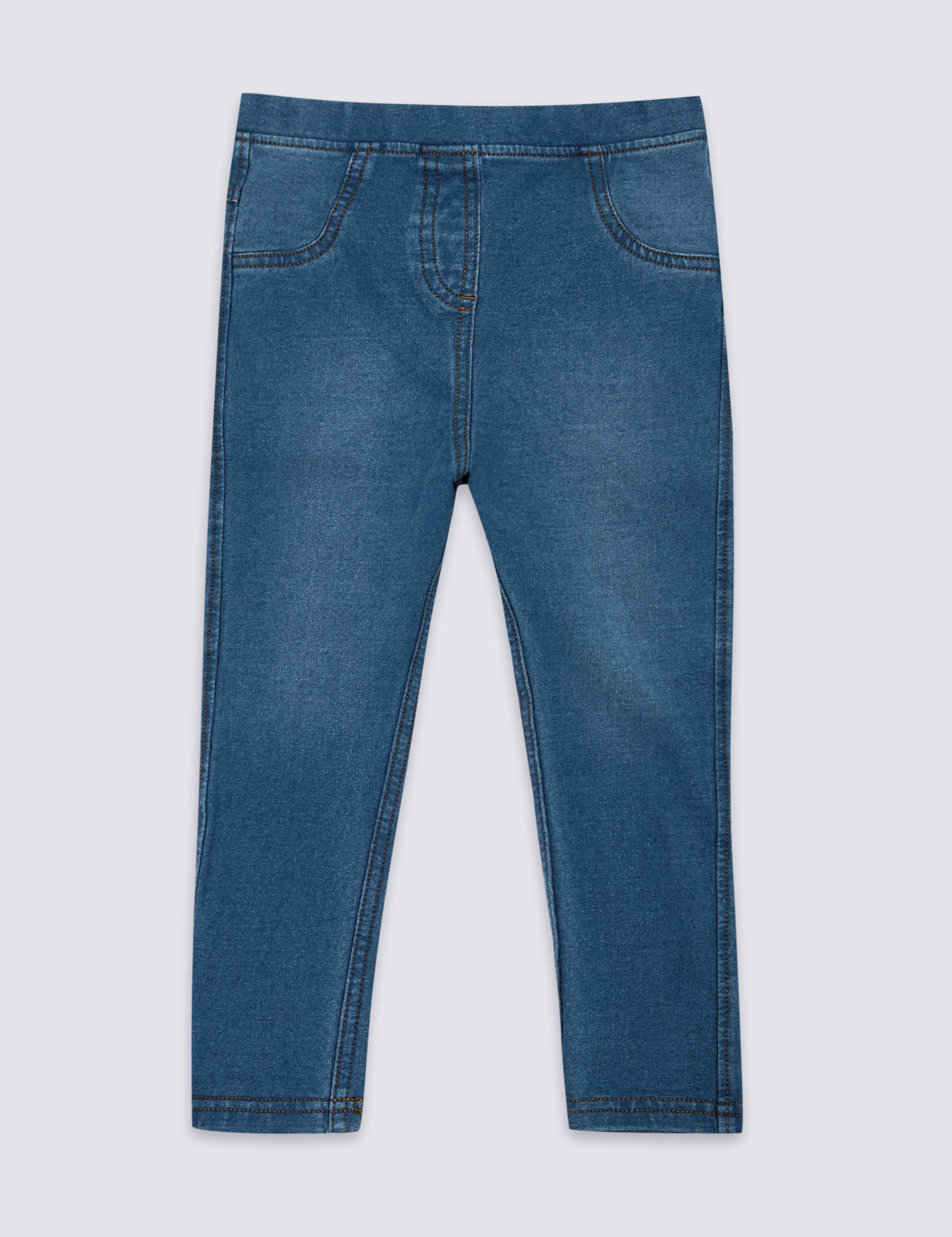 Denim Elasticated Waist Jeggings (3 Mths - 7 Yrs) 2 of 5