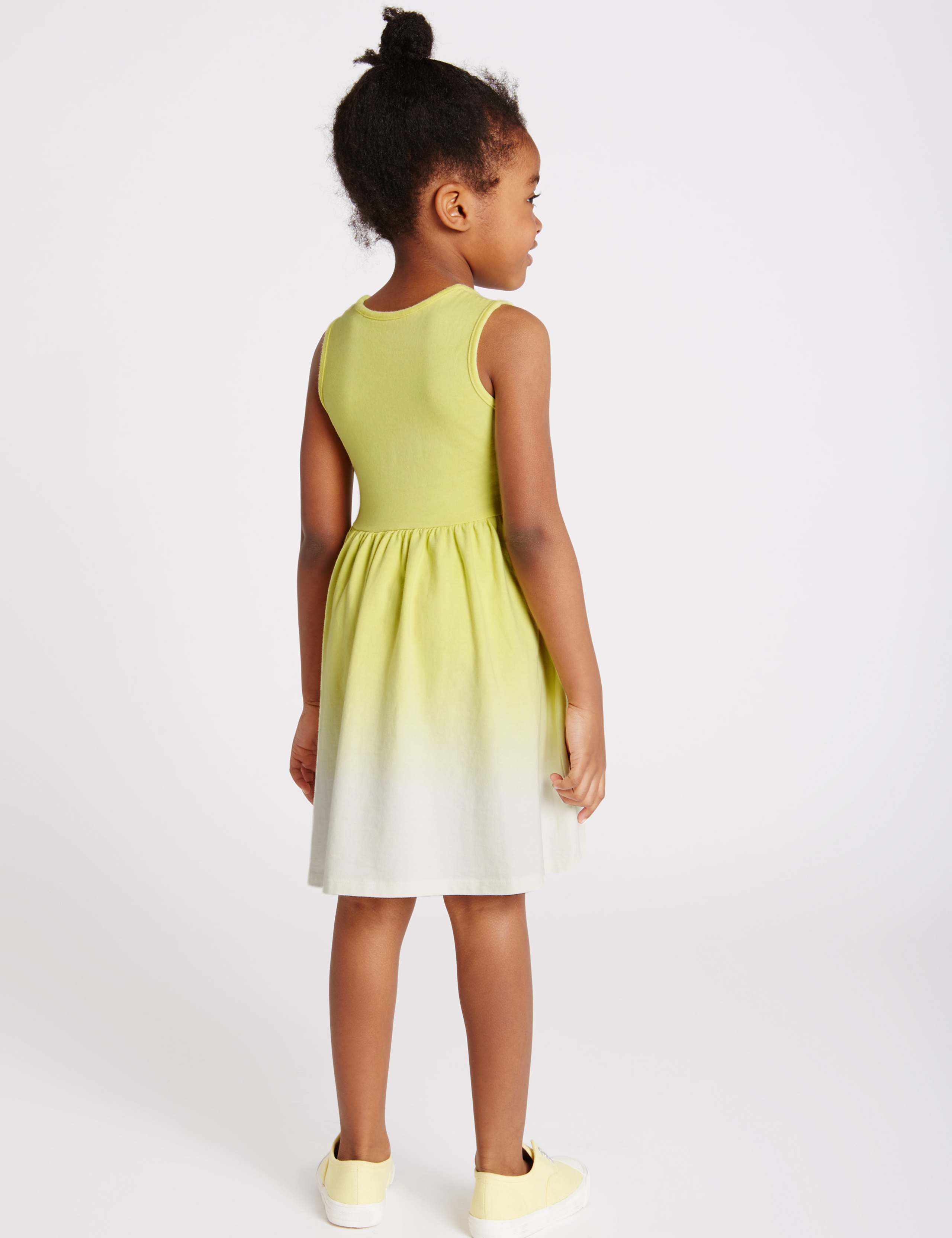 Dip Dye Pure Cotton Dress (3 Months - 5 Years) 3 of 5