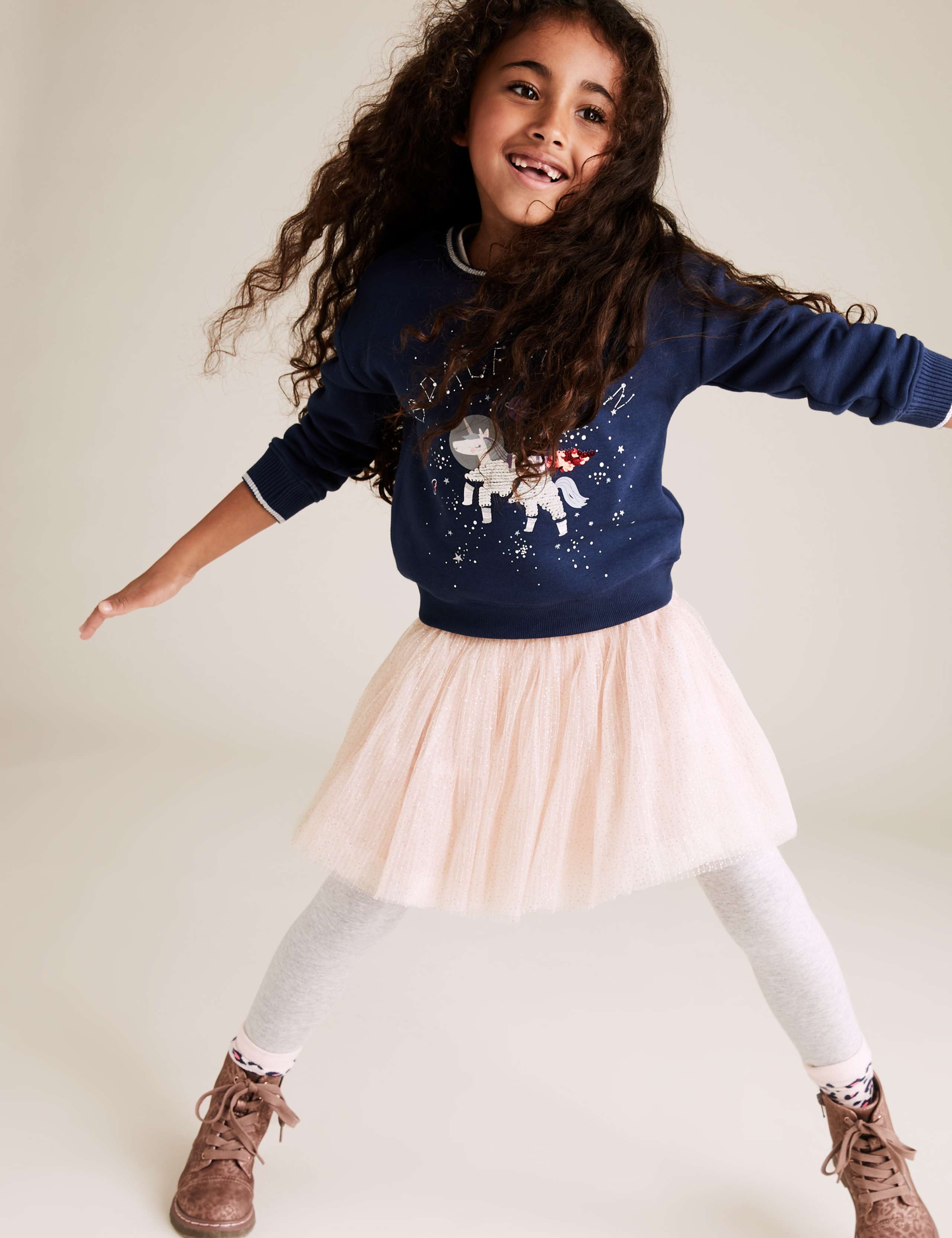 Tulle Glitter Tutu Skirt (2-7 Yrs) 1 of 4