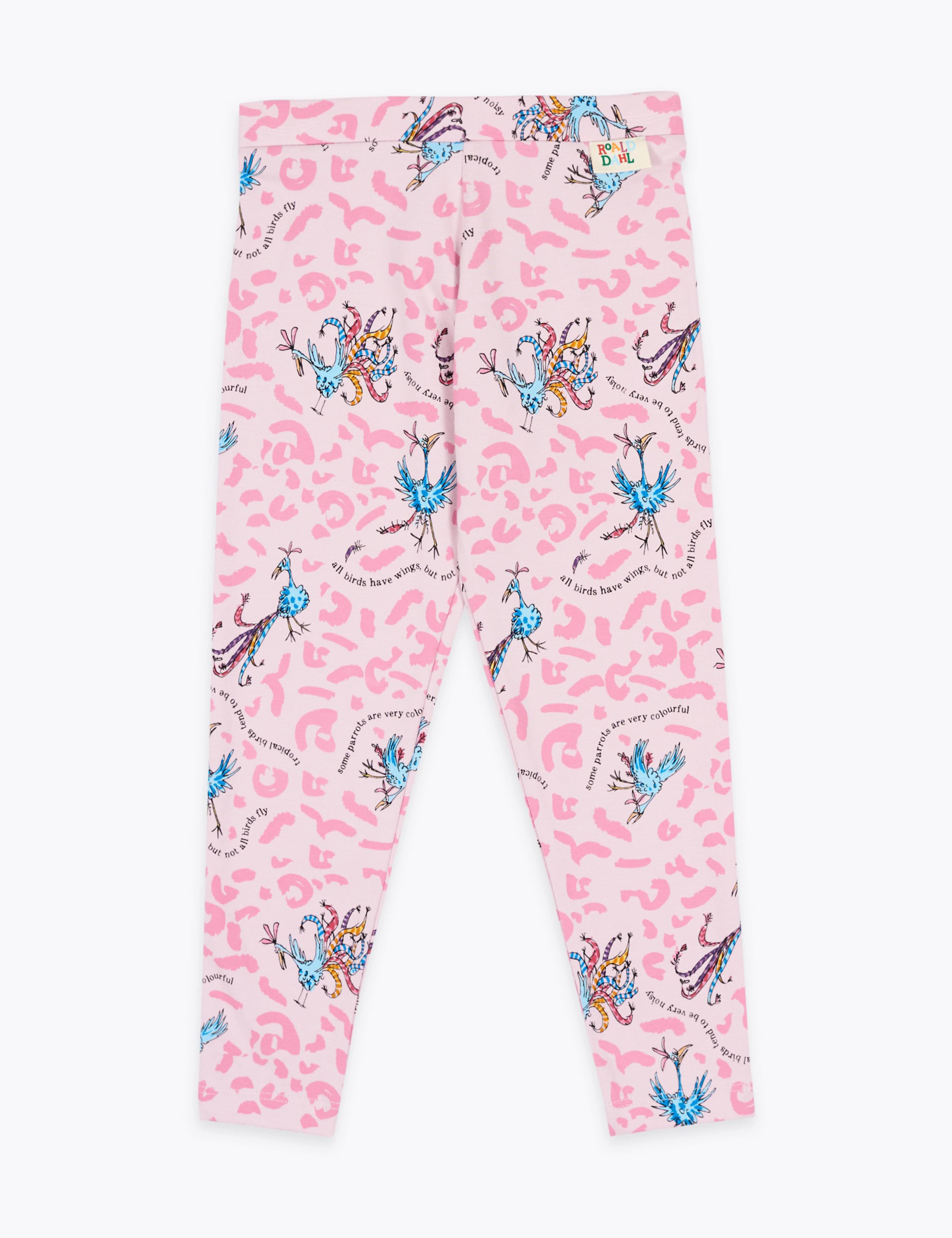 Roald Dahl™ & NHM™ Roly-Poly Bird Leggings (2-7 Yrs) 1 of 1
