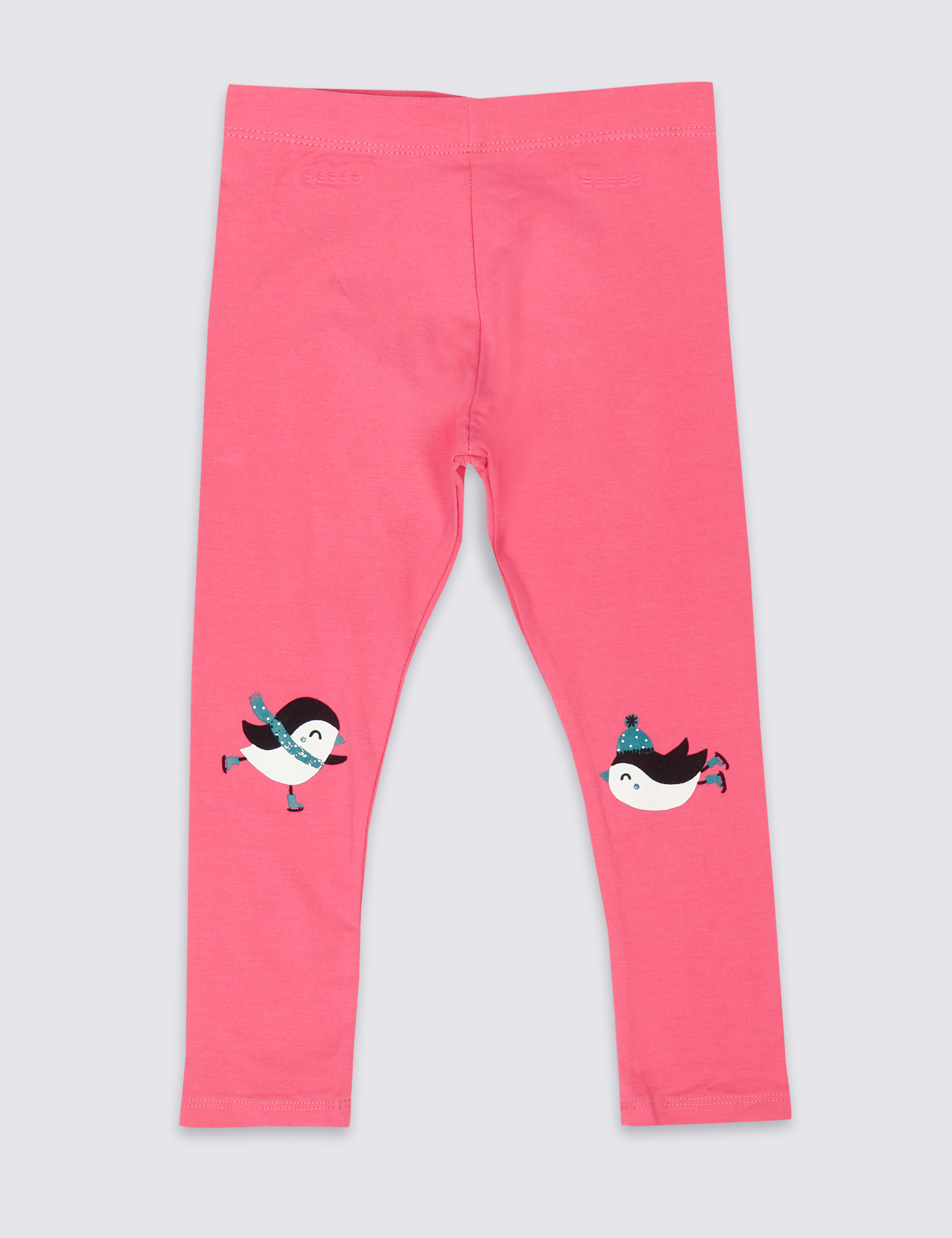 Cotton Leggings with Stretch (3 Months - 7 Years) 2 of 4