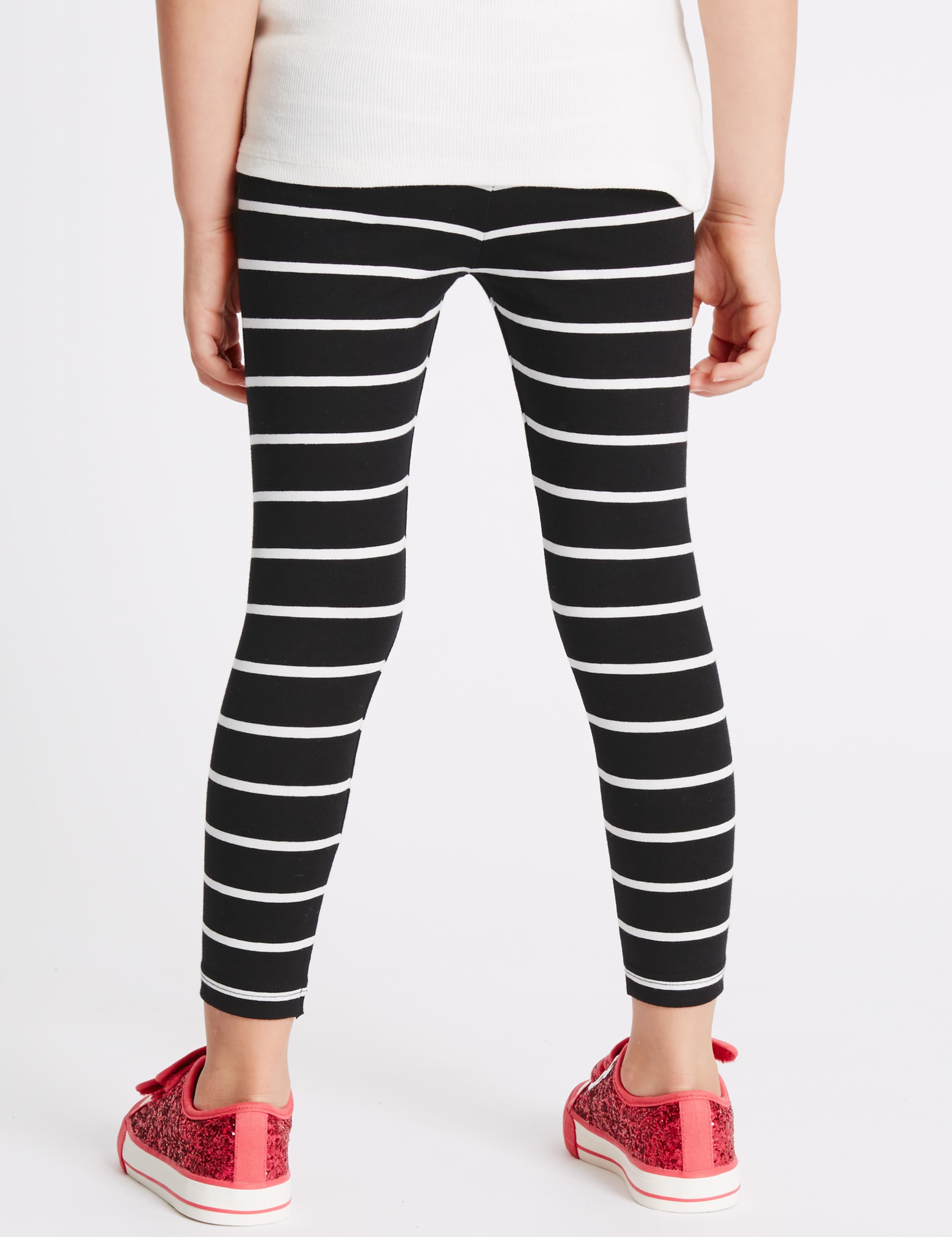 3 Pack Cotton Rich Leggings with Stretch (3 Months - 5 Years) 7 of 9