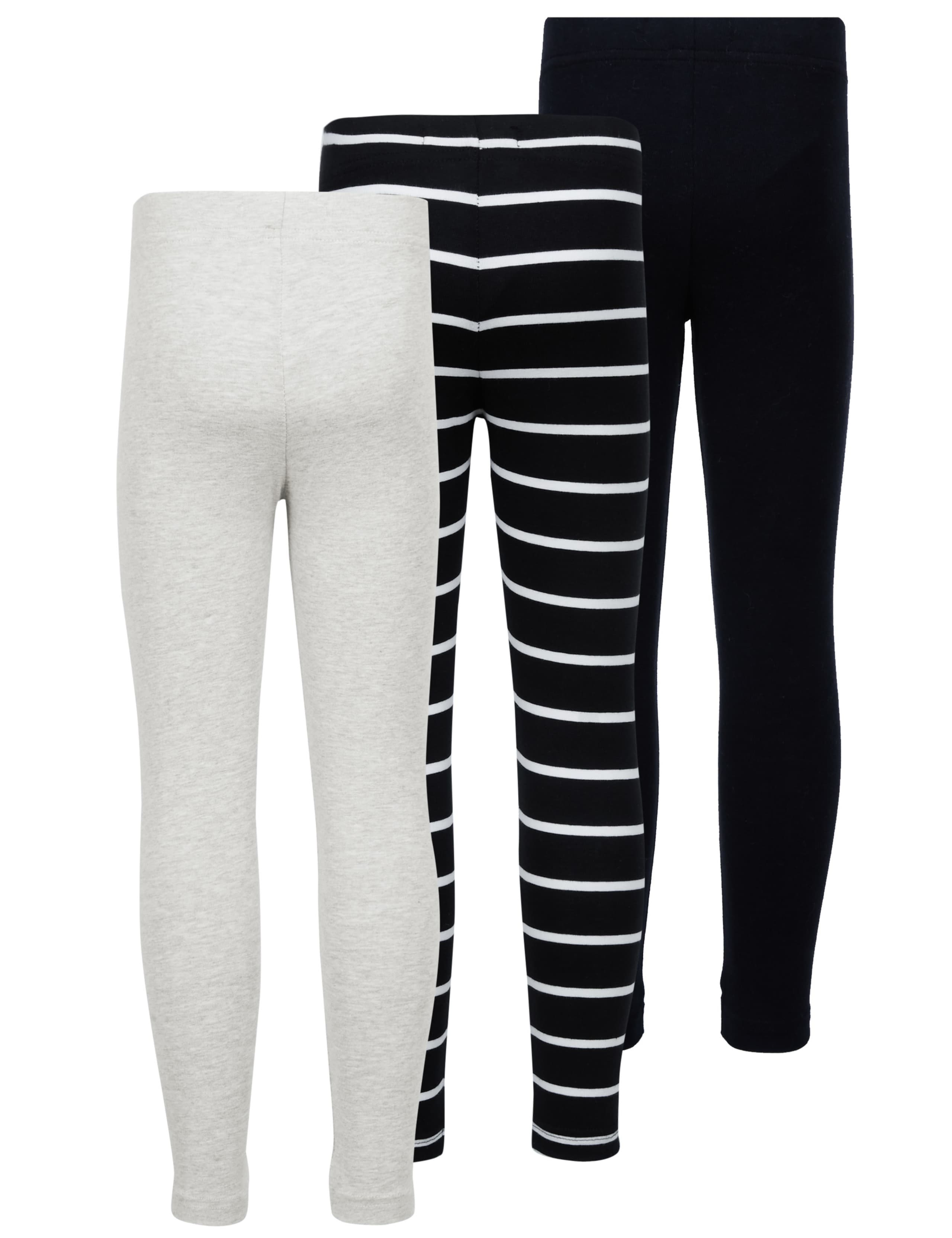 3 Pack Cotton Rich Leggings with Stretch (3 Months - 5 Years) 9 of 9