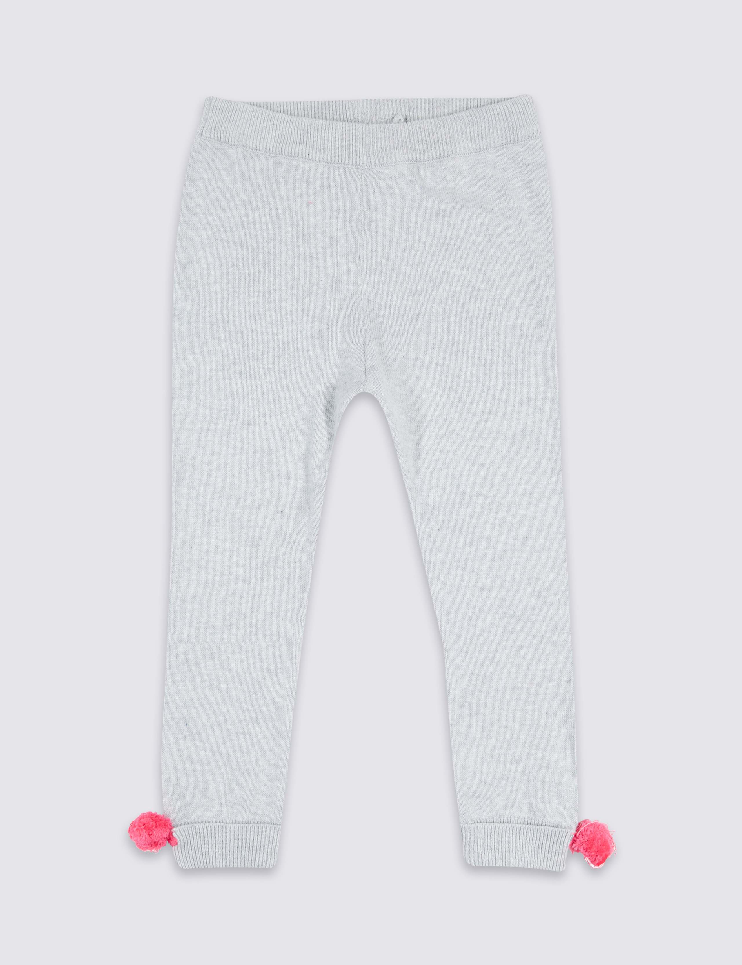 Pure Cotton Knitted Leggings (3 Months - 6 Years) 1 of 2