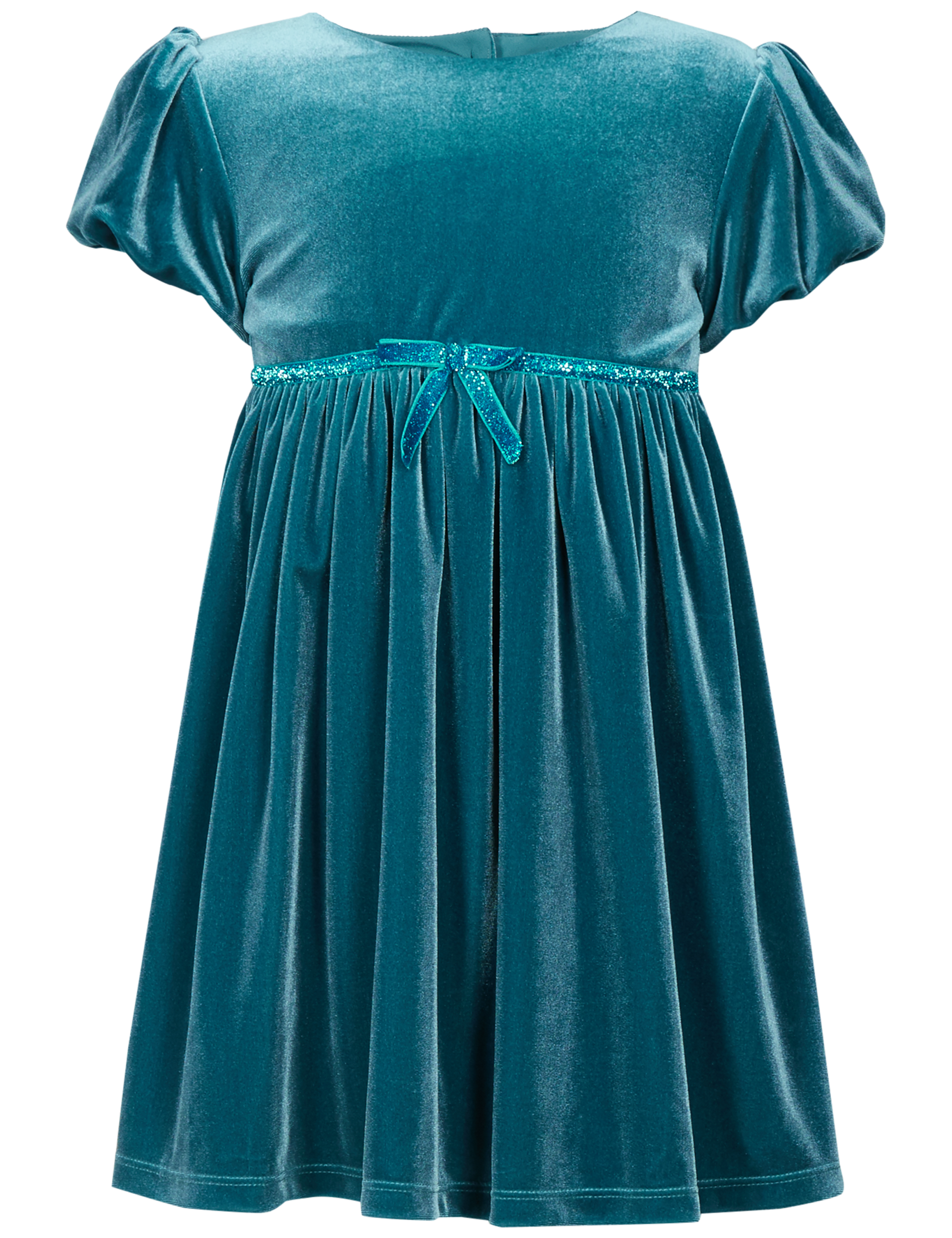 Frill Velvet Dress (1-10 Years) 4 of 5
