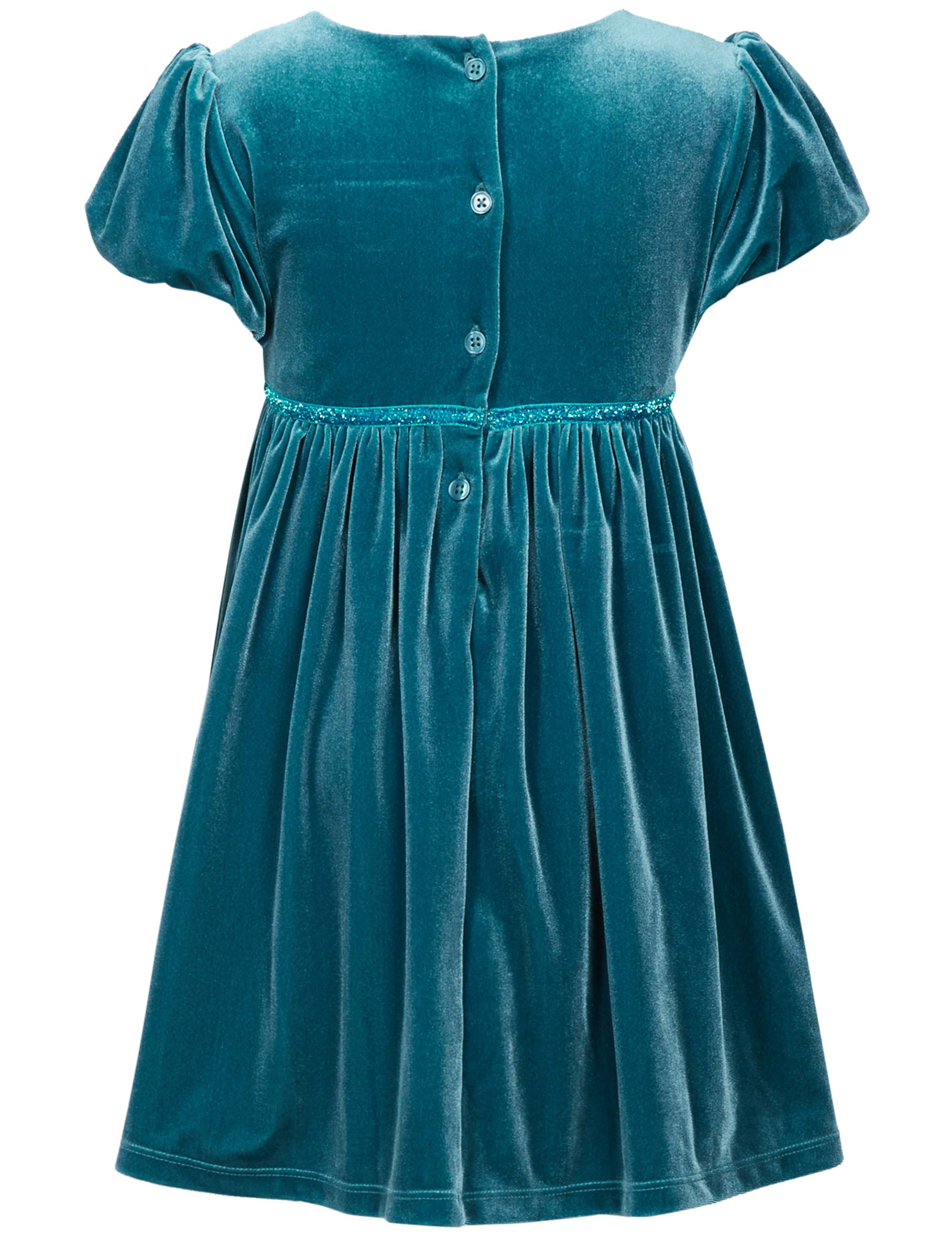 Frill Velvet Dress (1-10 Years) 5 of 5