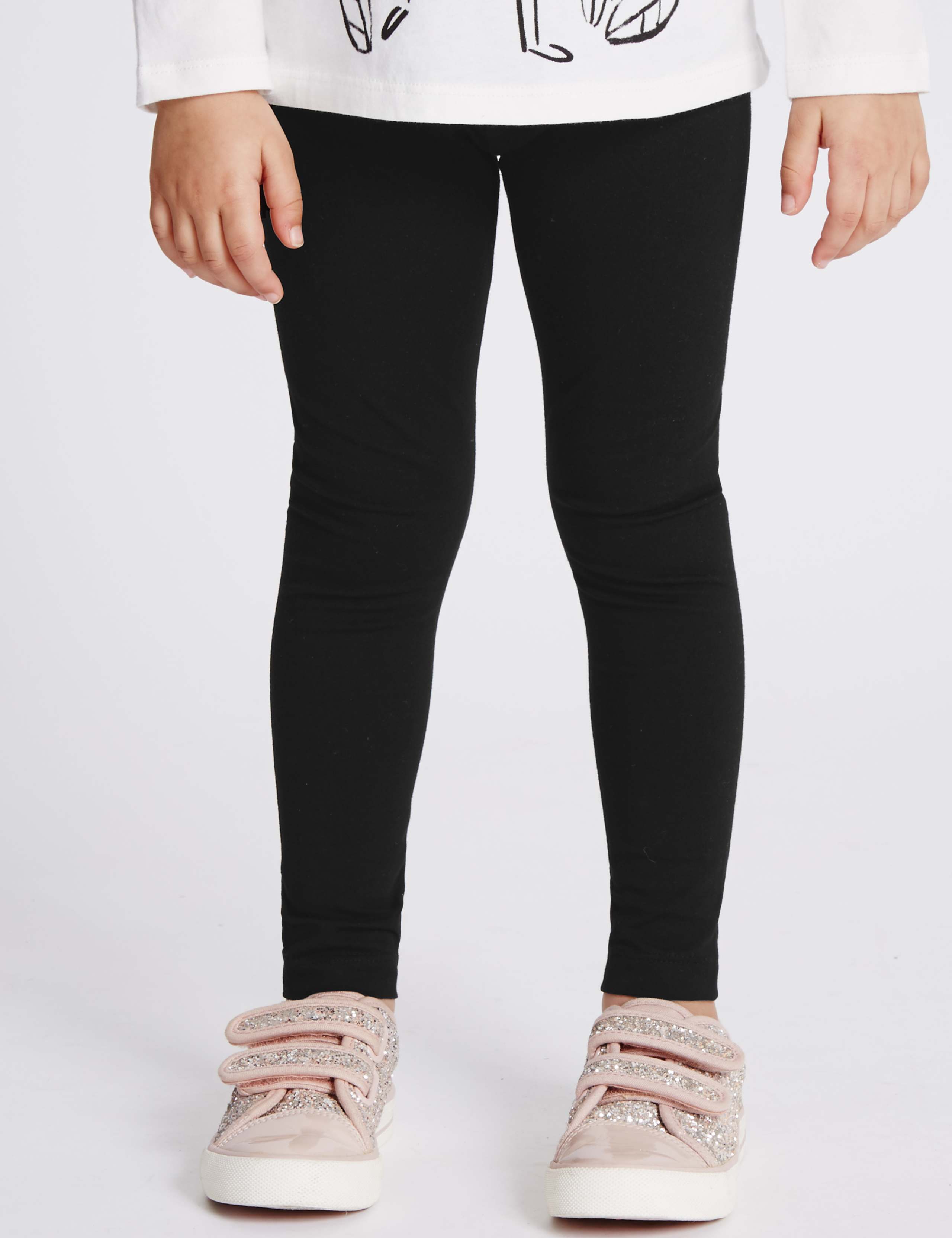 Cotton Rich Leggings with Stretch (3 Months - 5 Years) 3 of 6