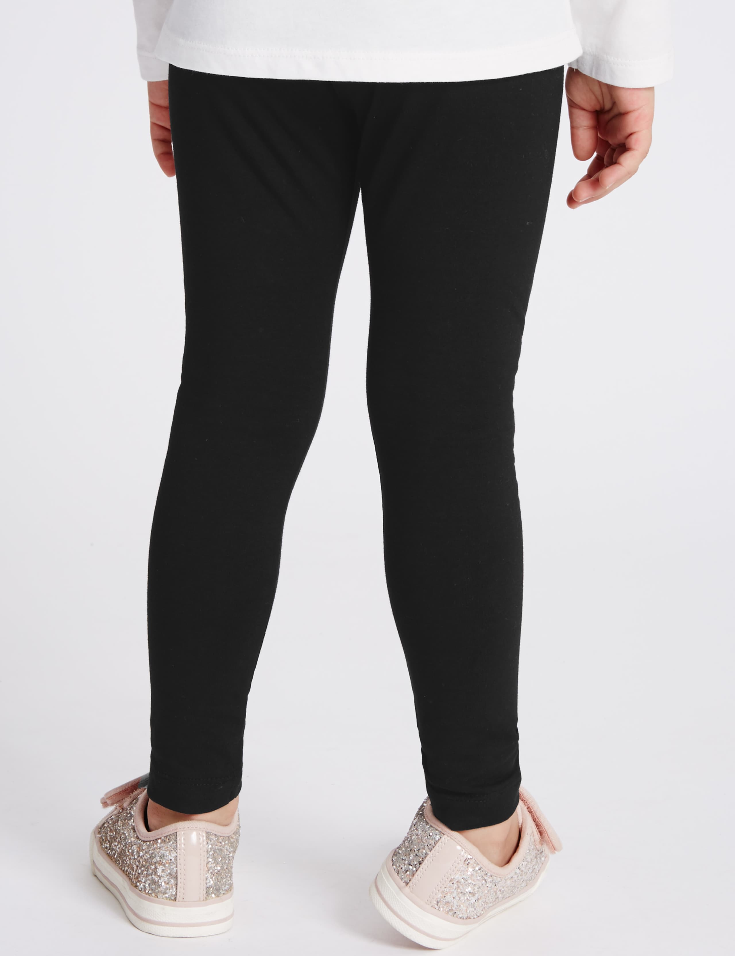 Cotton Rich Leggings with Stretch (3 Months - 5 Years) 4 of 6