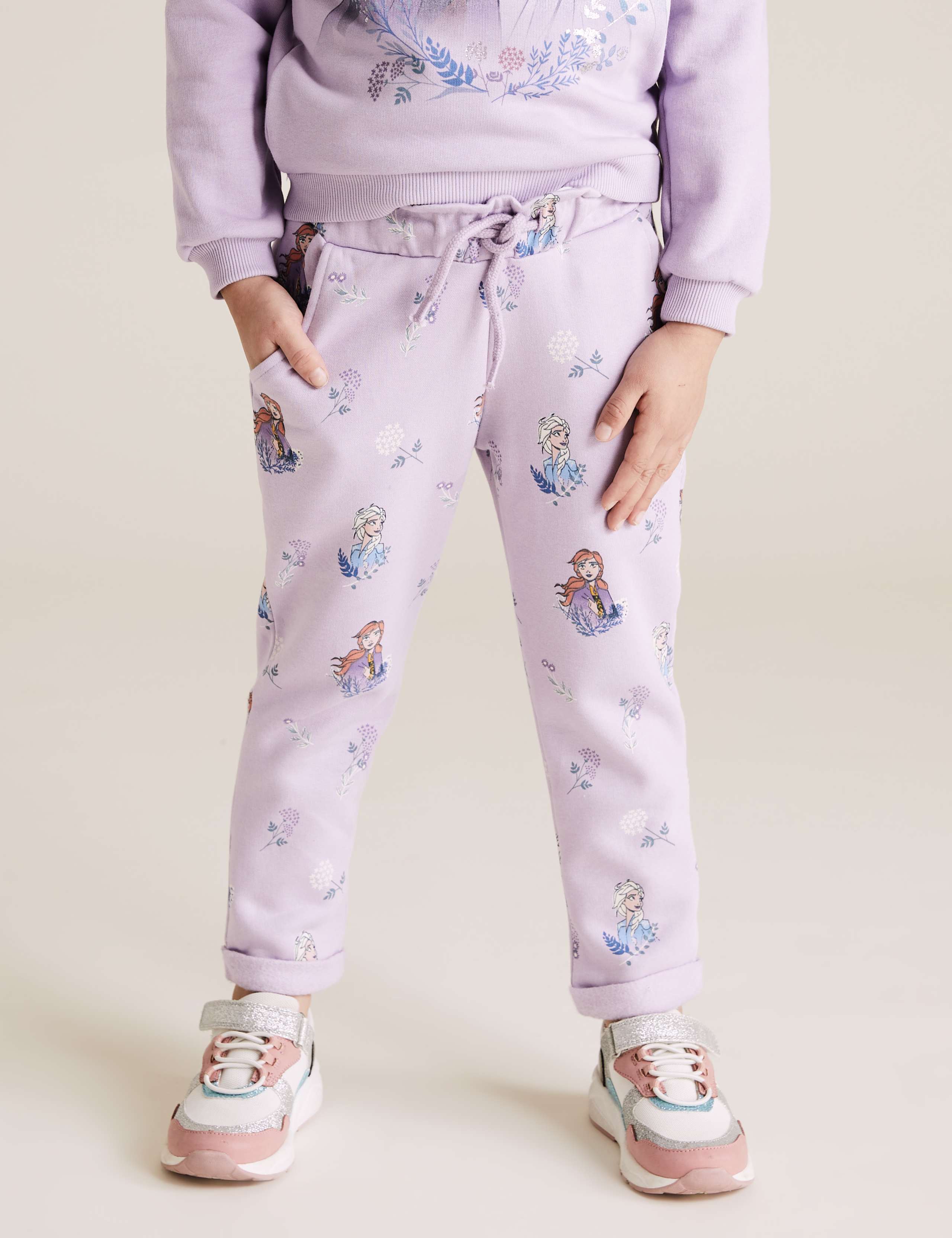 Cotton Disney Frozen™ Joggers (2-10 Yrs) 4 of 6