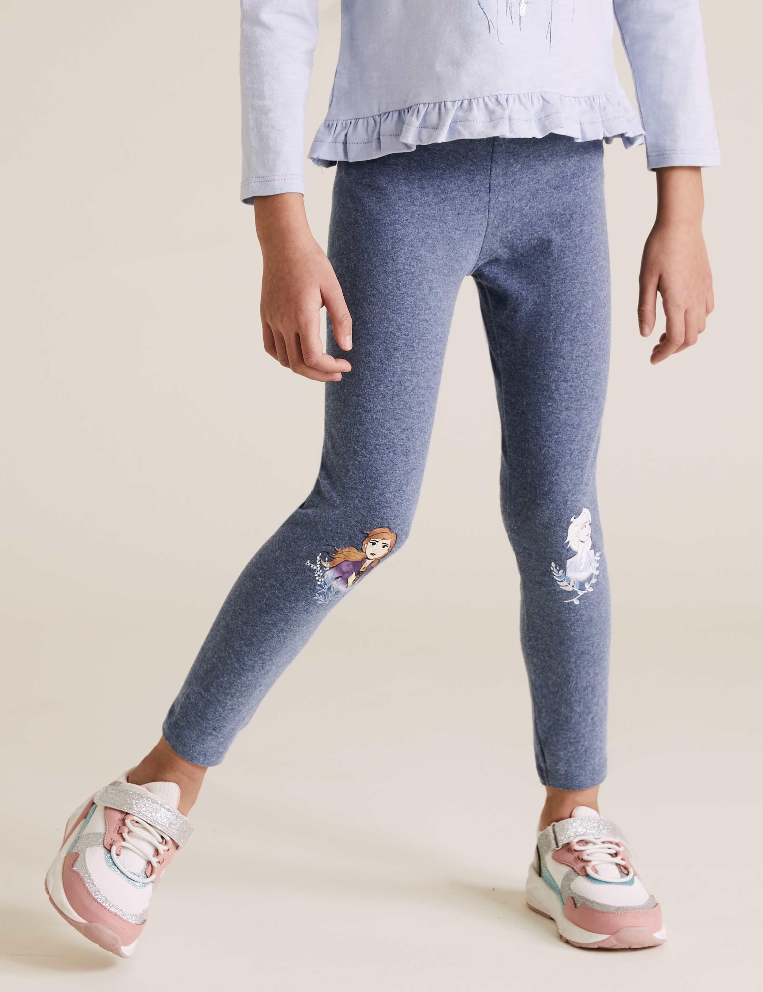 Cotton Disney Frozen™ Leggings (2-10 Yrs) 5 of 7