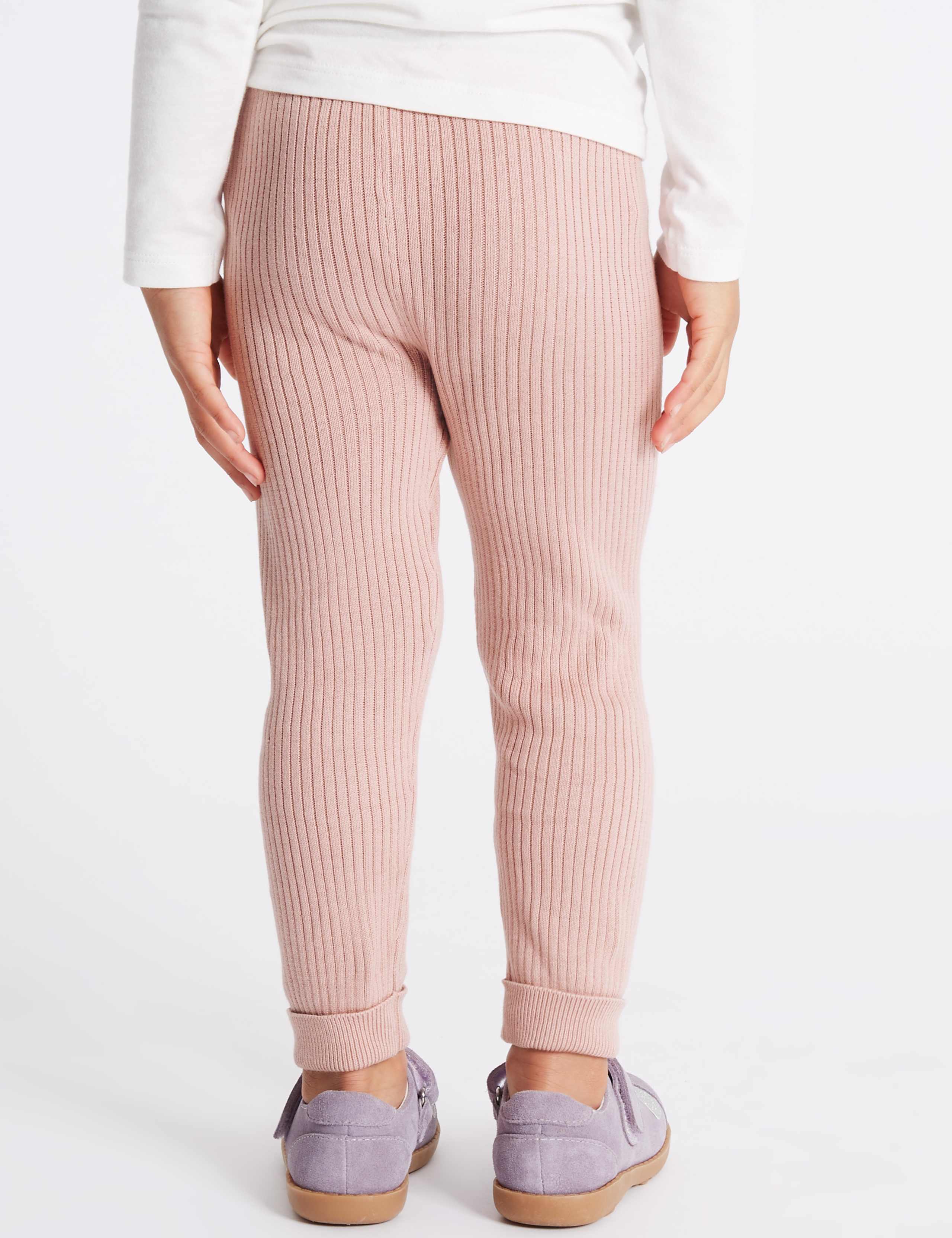 Pure Cotton Knitted Leggings (3 Months - 6 Years) 4 of 7