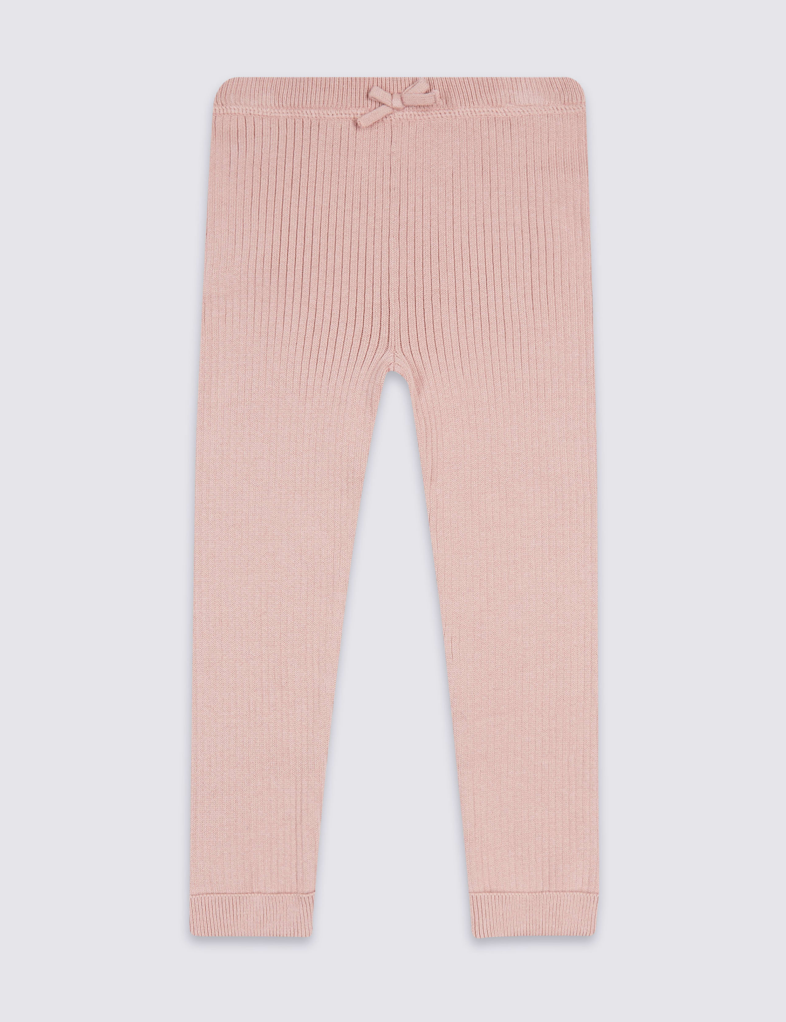 Pure Cotton Knitted Leggings (3 Months - 6 Years) 2 of 7