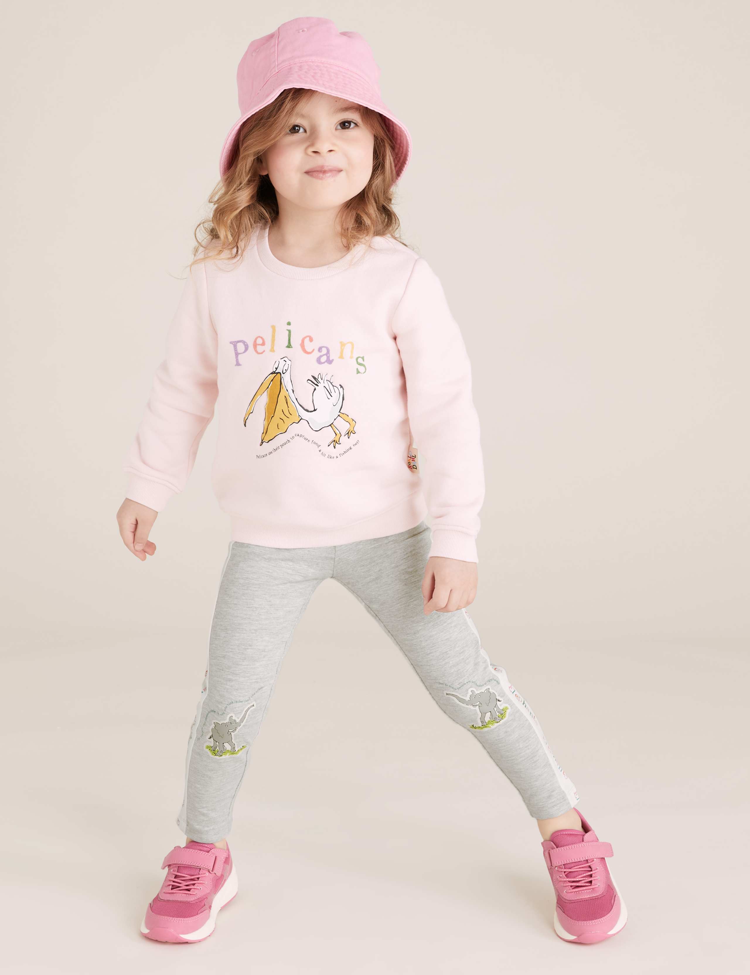 Roald Dahl™ & NHM™ Elephant Leggings (2-7 Yrs) 1 of 6