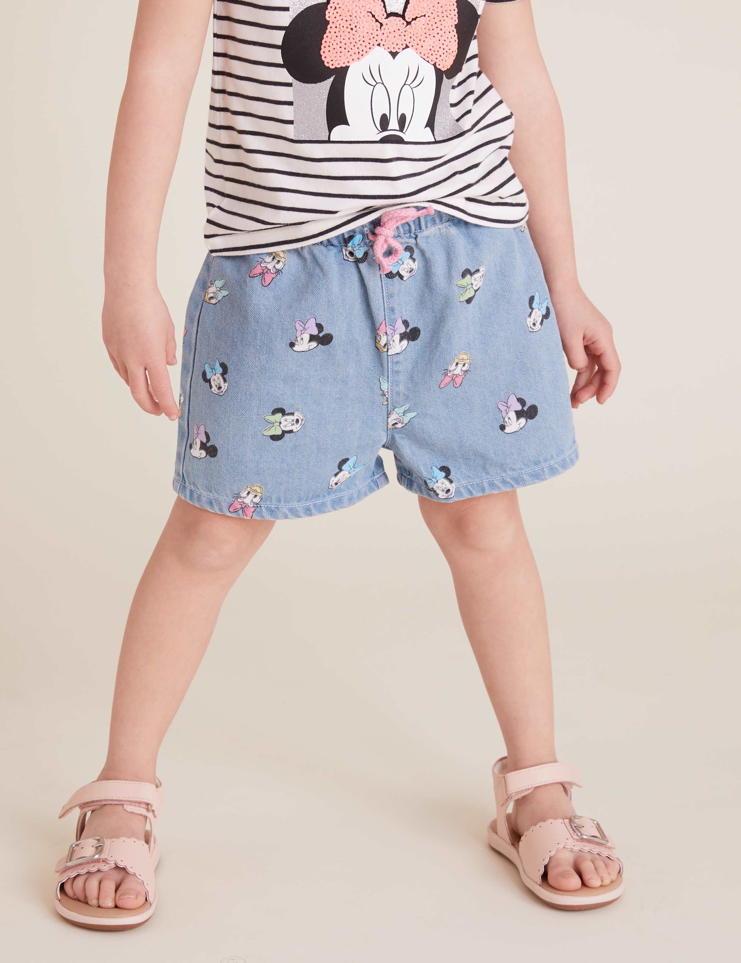 Denim Minnie™ Shorts (2-7 Yrs) 4 of 5