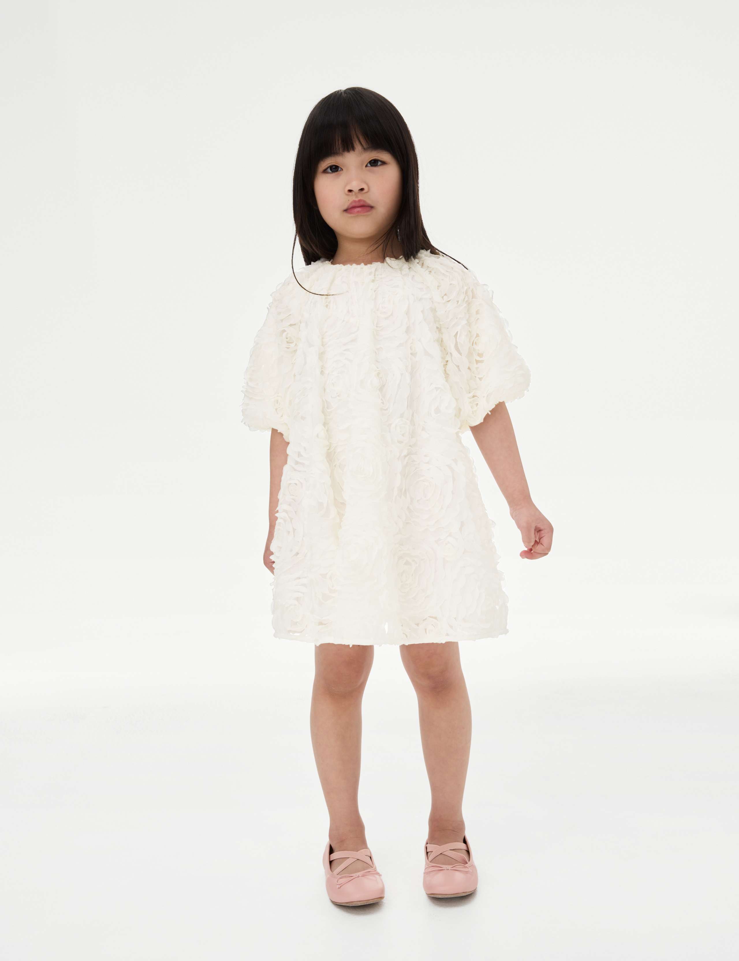 Mesh Floral Dress (2-8 Yrs) 3 of 4