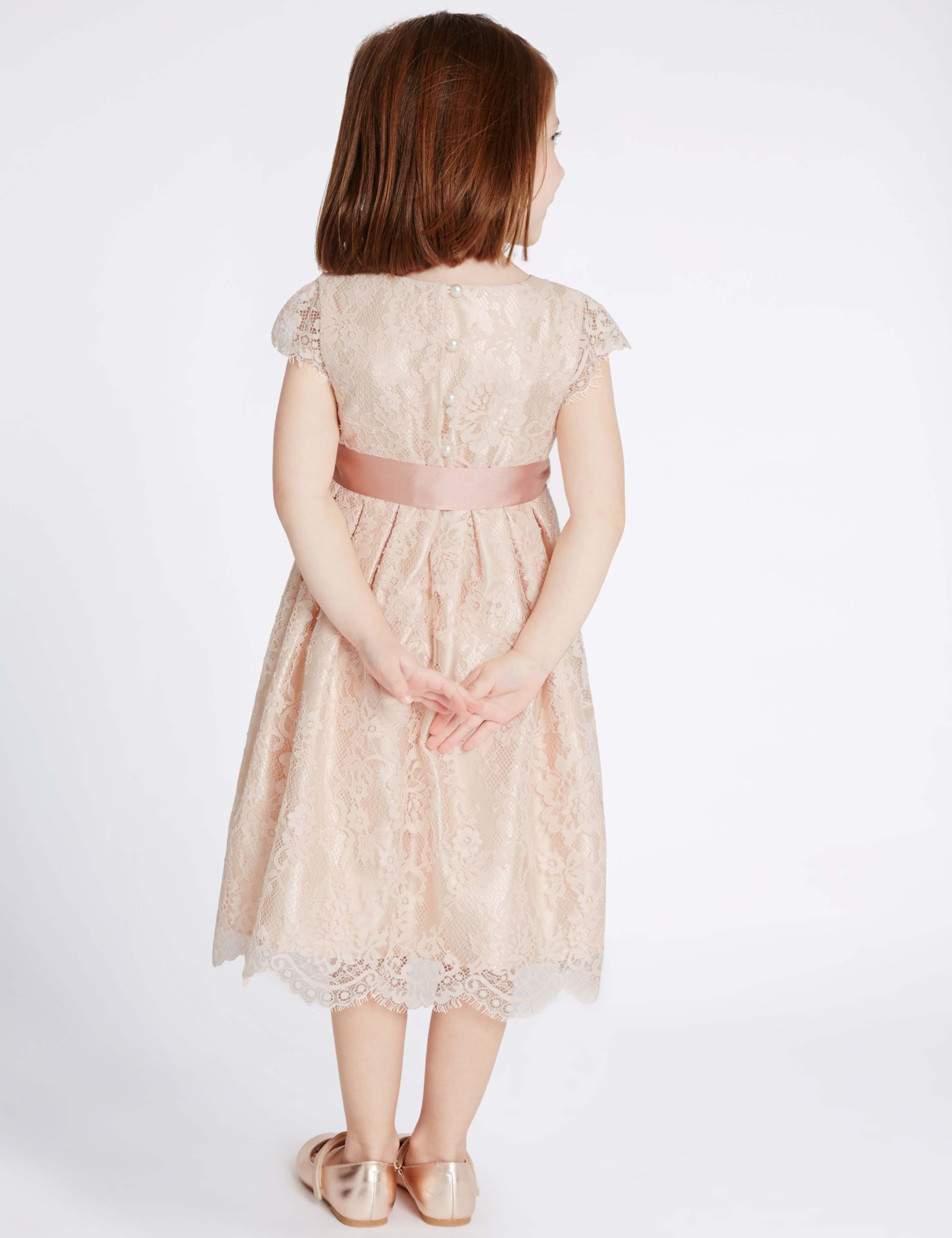 Lace Front Bow Dress (1-14 Years) 3 of 5