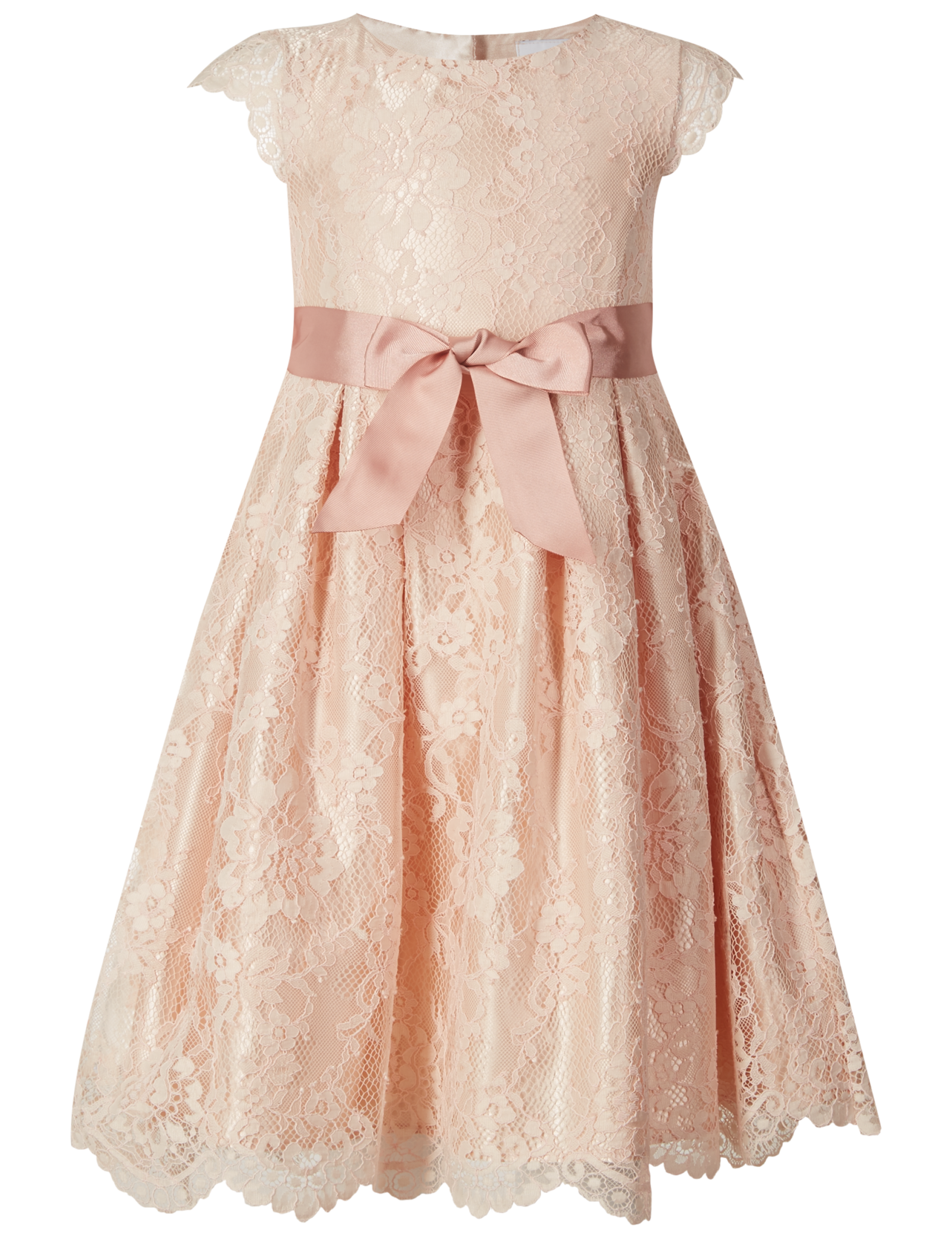 Lace Front Bow Dress (1-14 Years) 4 of 5