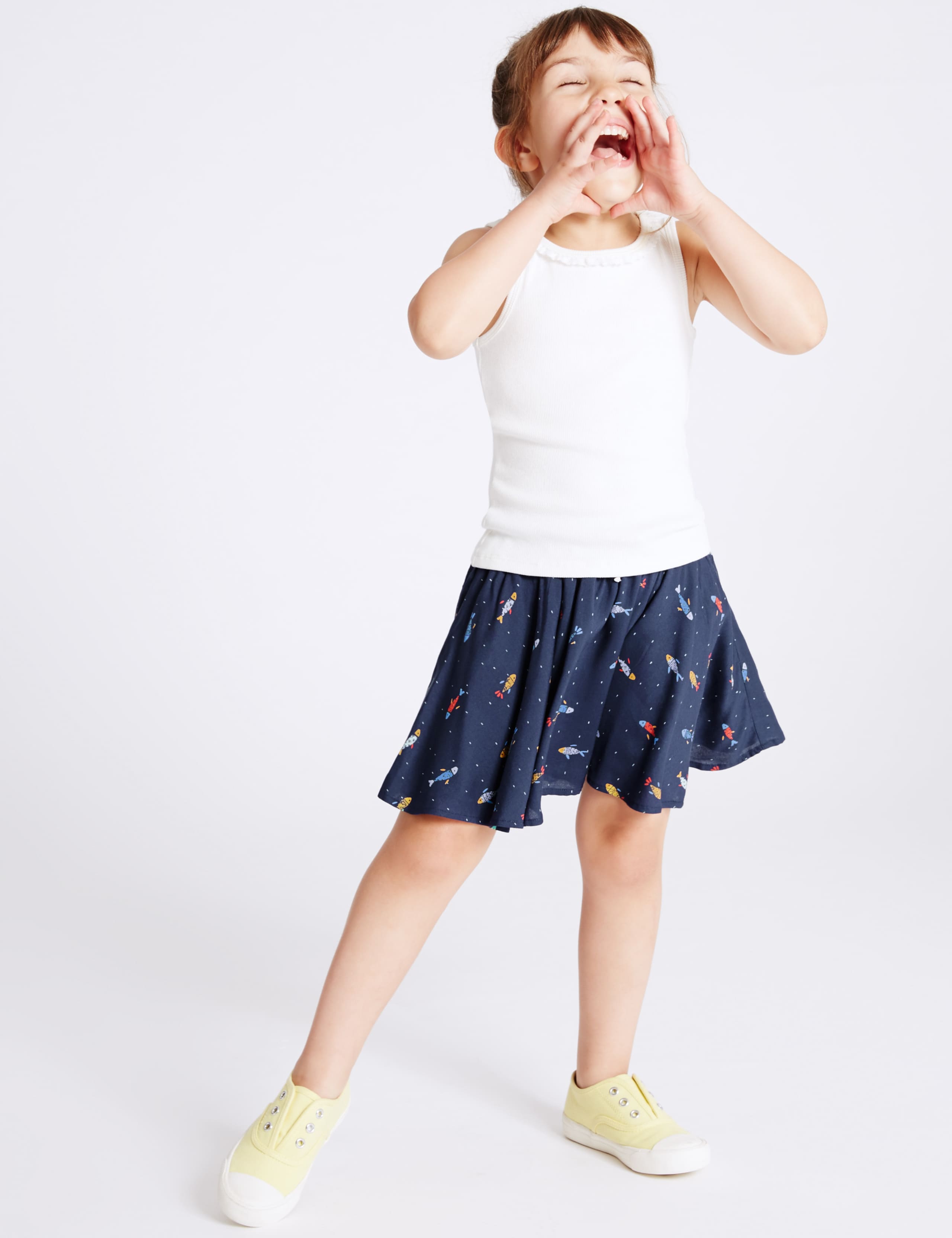 Fish Print Skirt (3 Months - 5 Years) 1 of 6