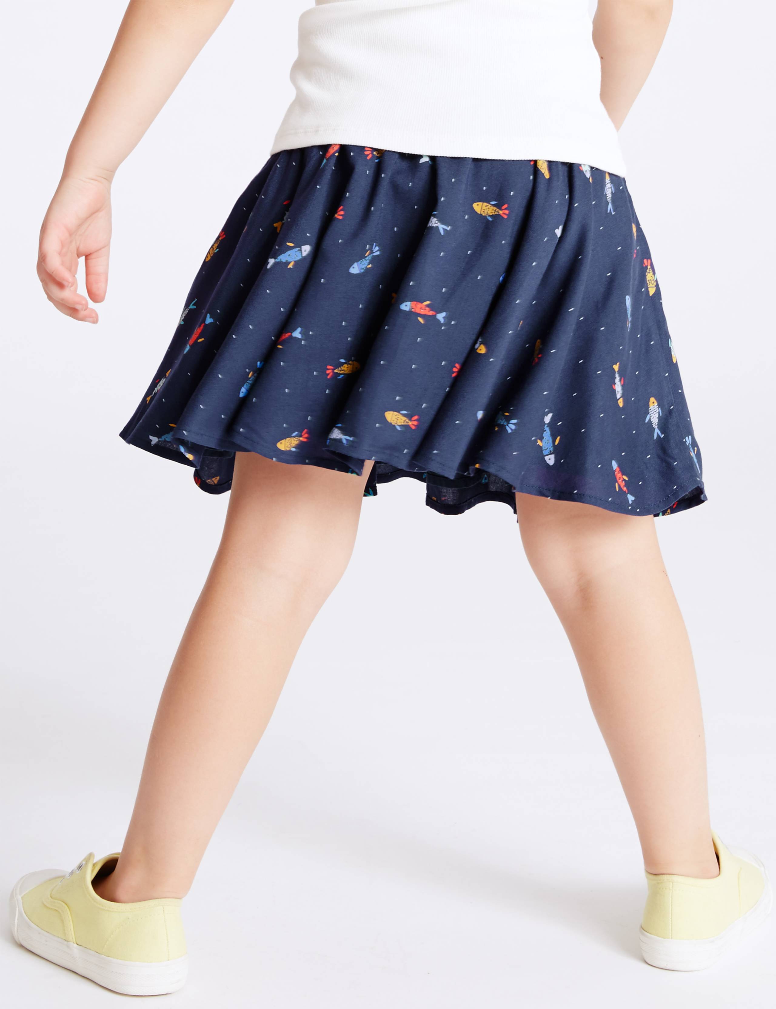 Fish Print Skirt (3 Months - 5 Years) 4 of 6