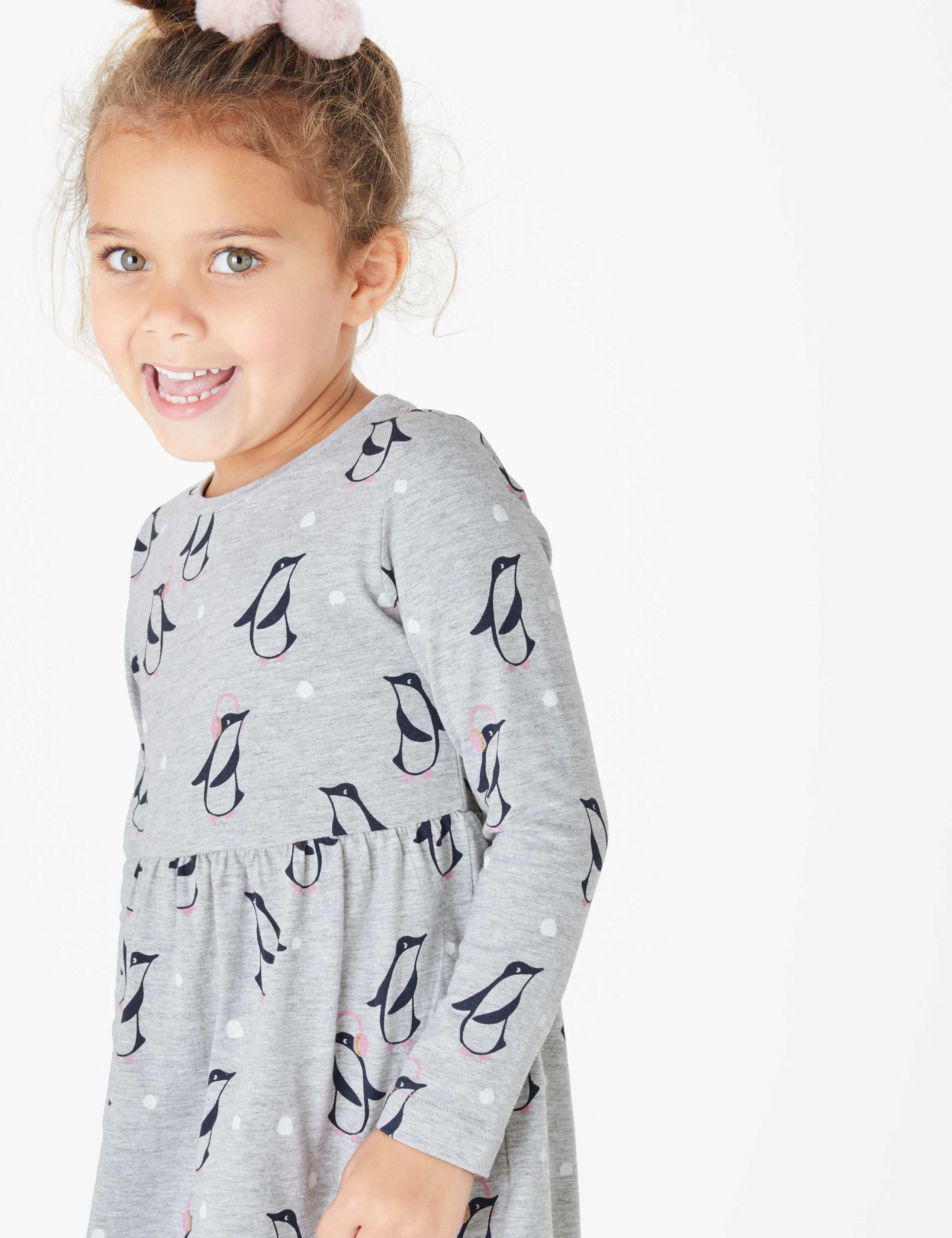 Cotton Penguin Dress (3 Months - 7 Years) 2 of 3