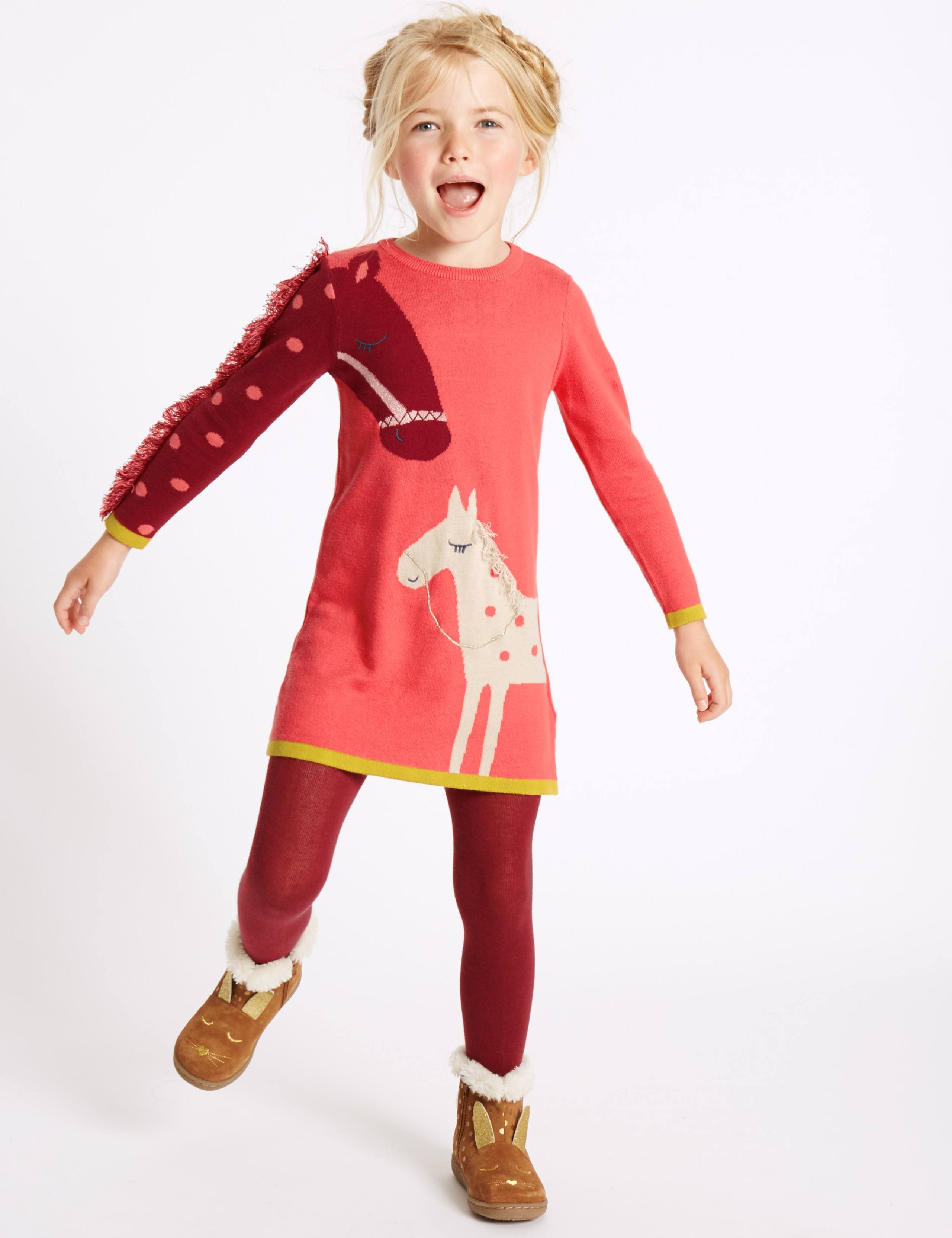 Dress with Tights (3 Months - 5 Years) 1 of 6