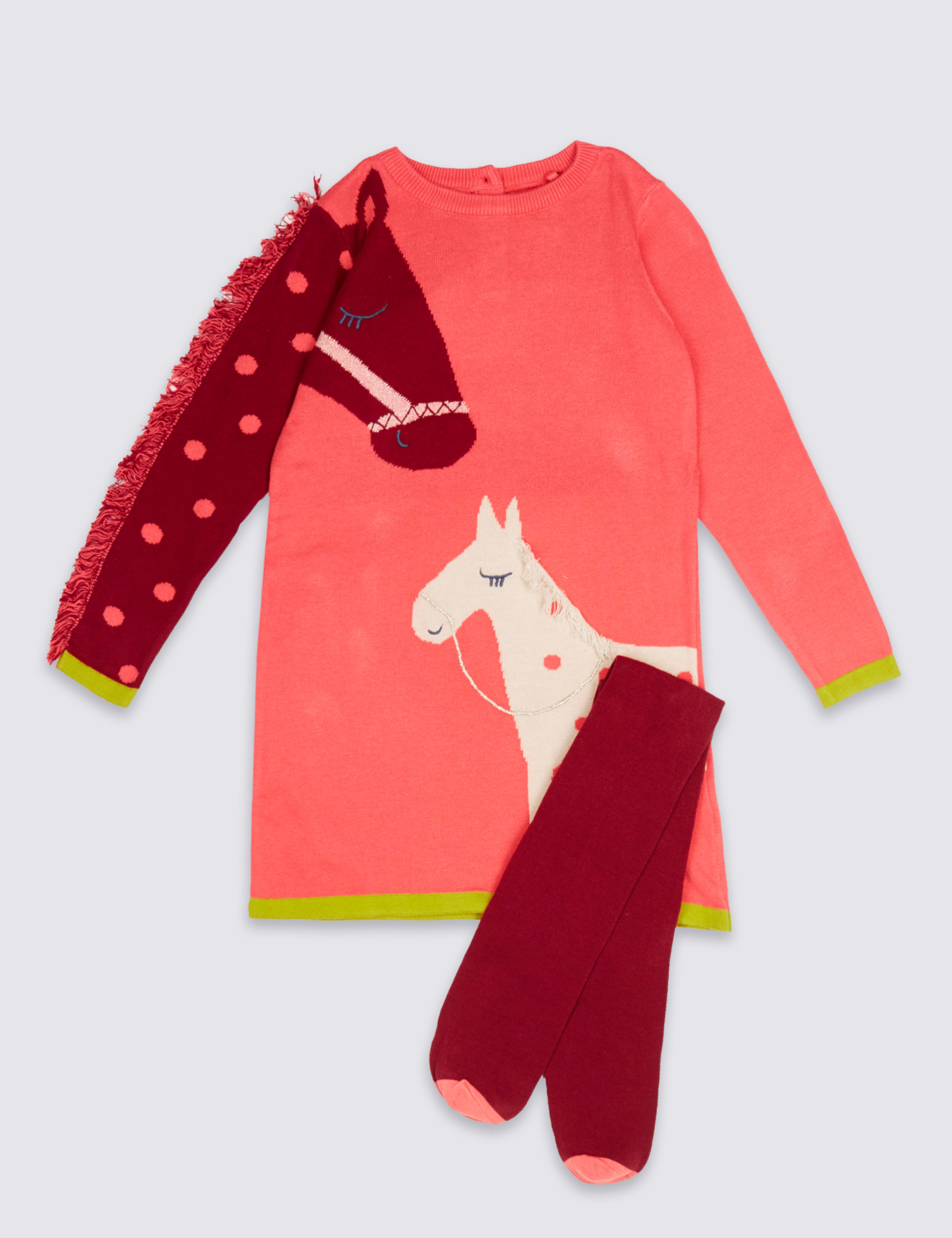 Dress with Tights (3 Months - 5 Years) 2 of 6