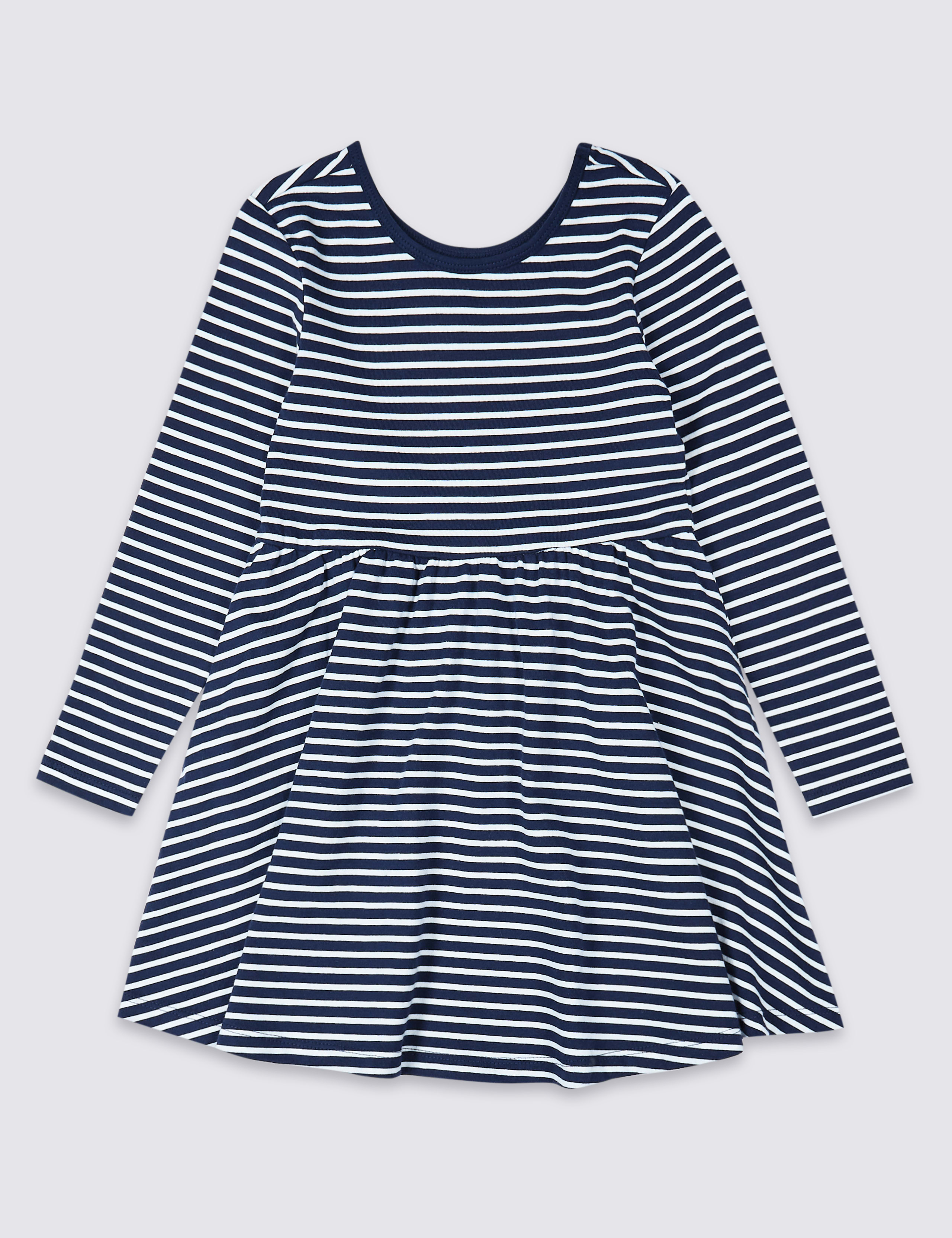 Pure Cotton Striped Dress (3 Months - 7 Years) 2 of 3