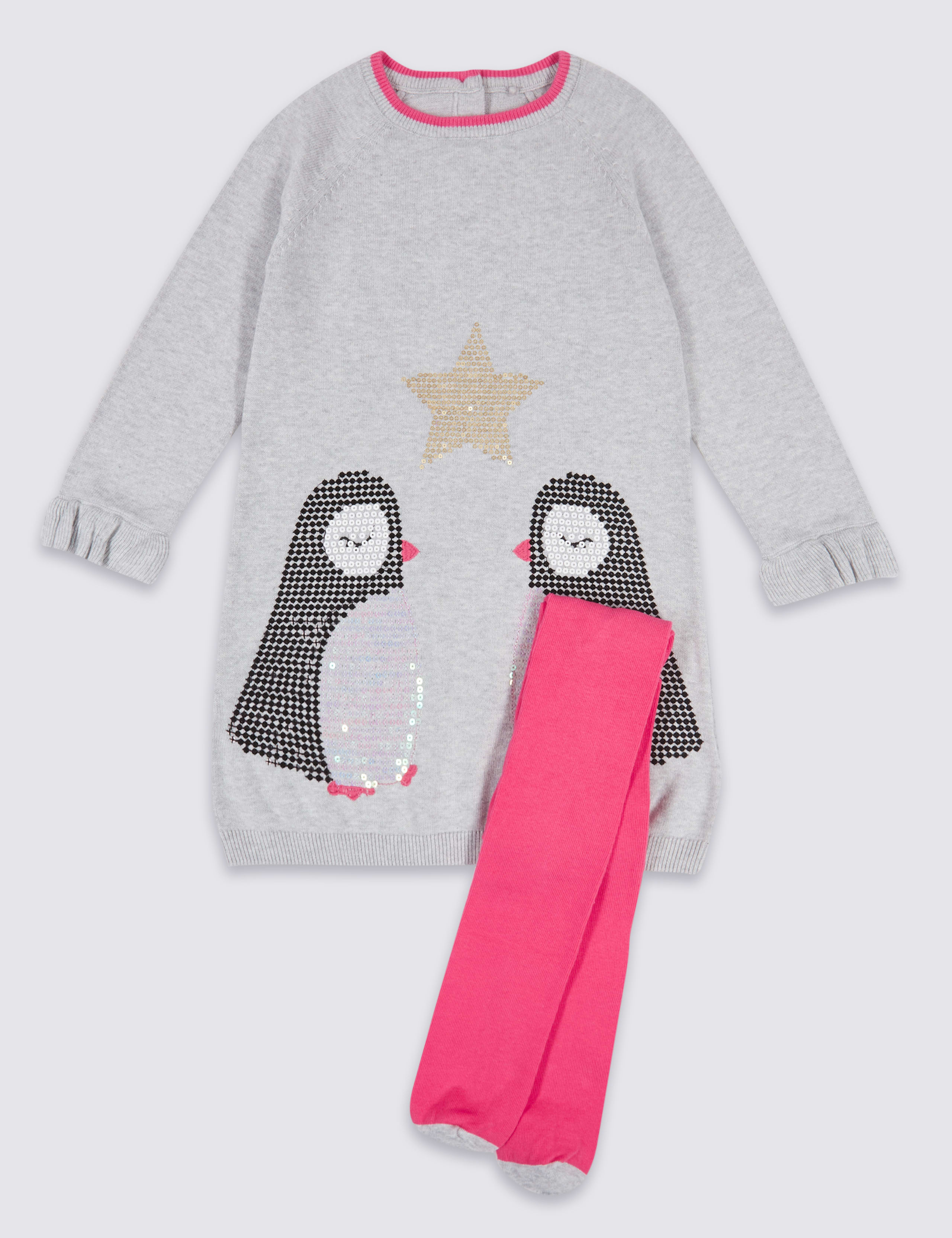 2 Piece Dress with Tights (3 Months - 6 Years) 2 of 6