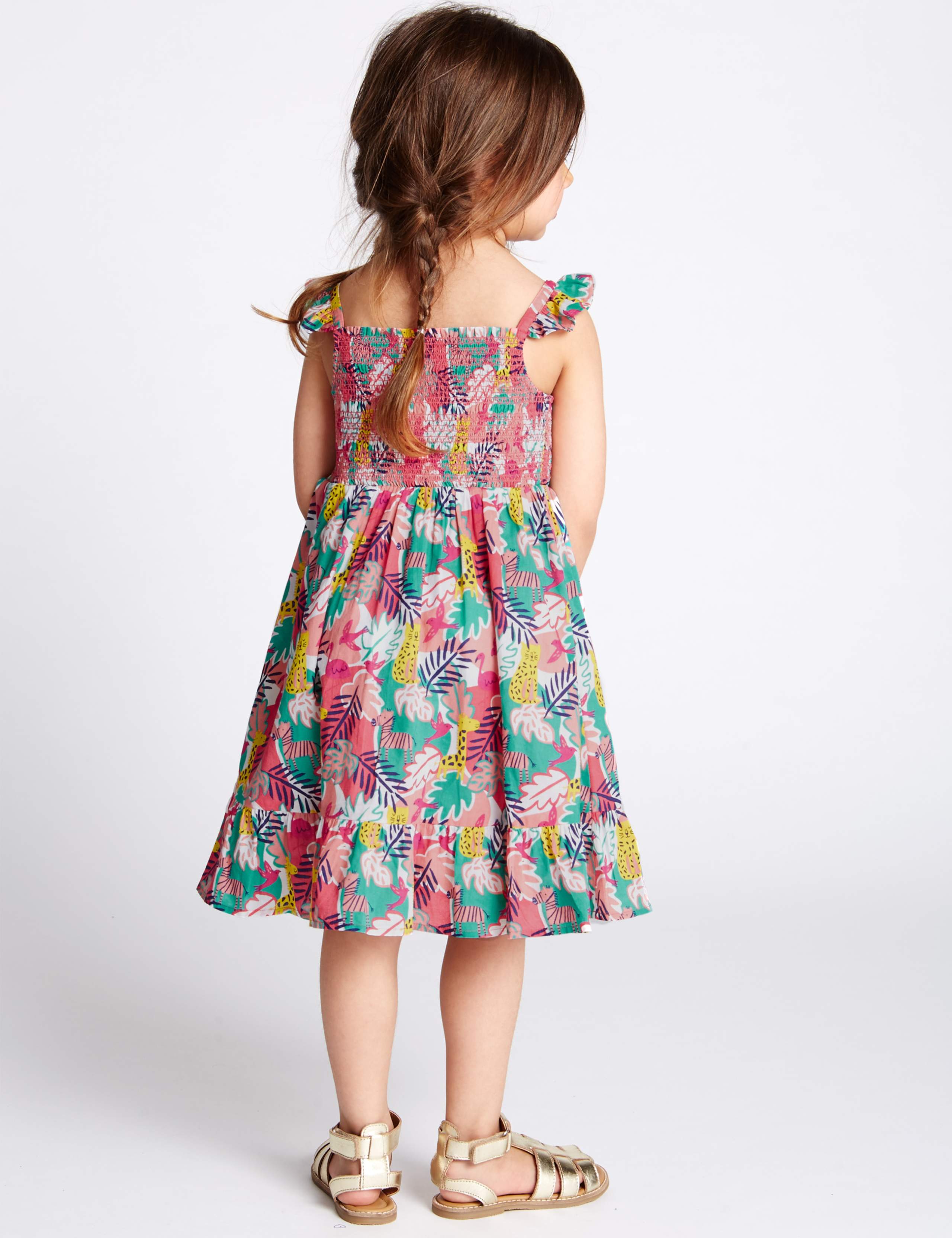 Pure Cotton All Over Print Dress (3 Months - 5 Years) 3 of 5