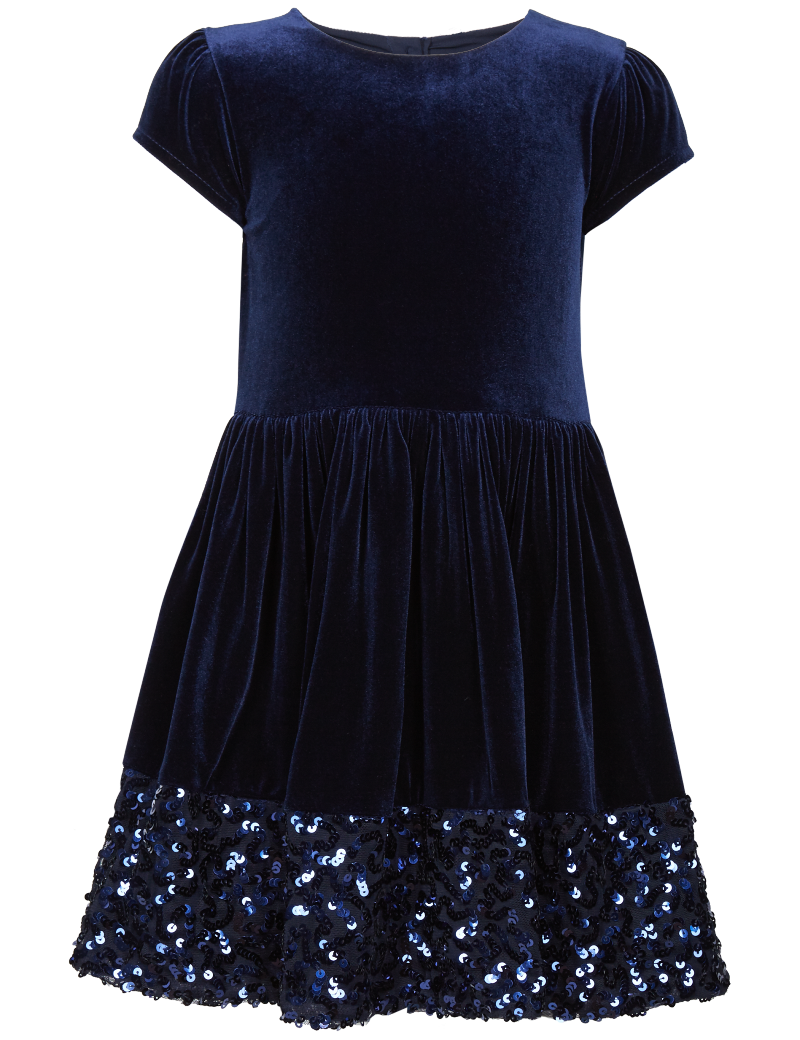 Sequin Velvet Dress (1-10 Years) 5 of 6