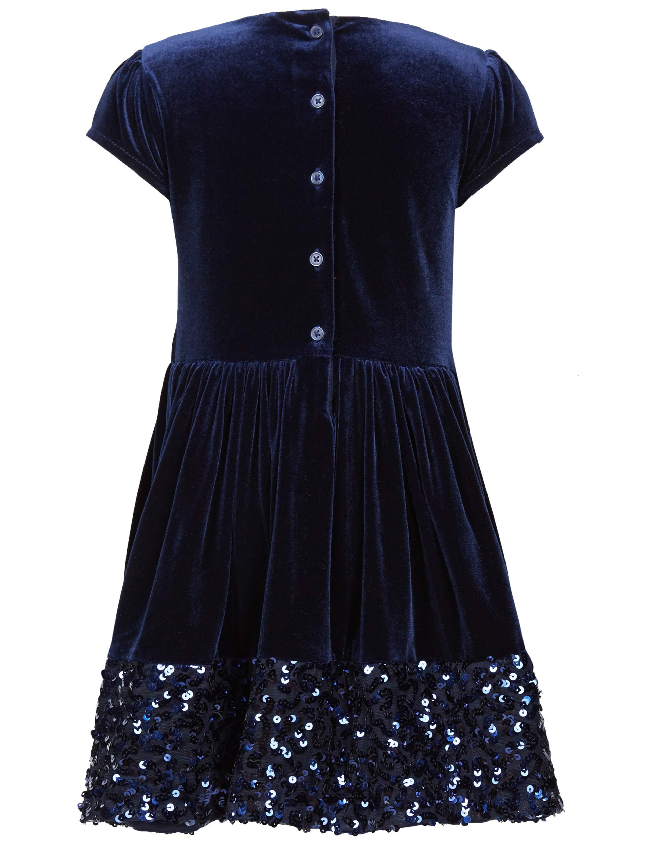 Sequin Velvet Dress (1-10 Years) 6 of 6