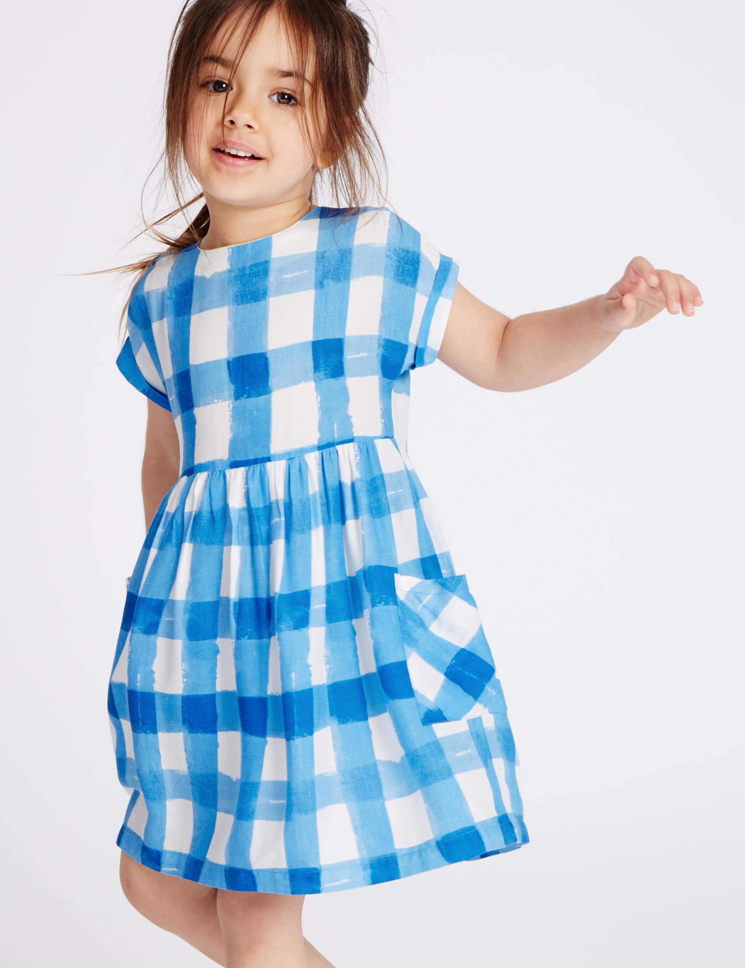 Checked Print Dress (3 Months - 5 Years) 1 of 5