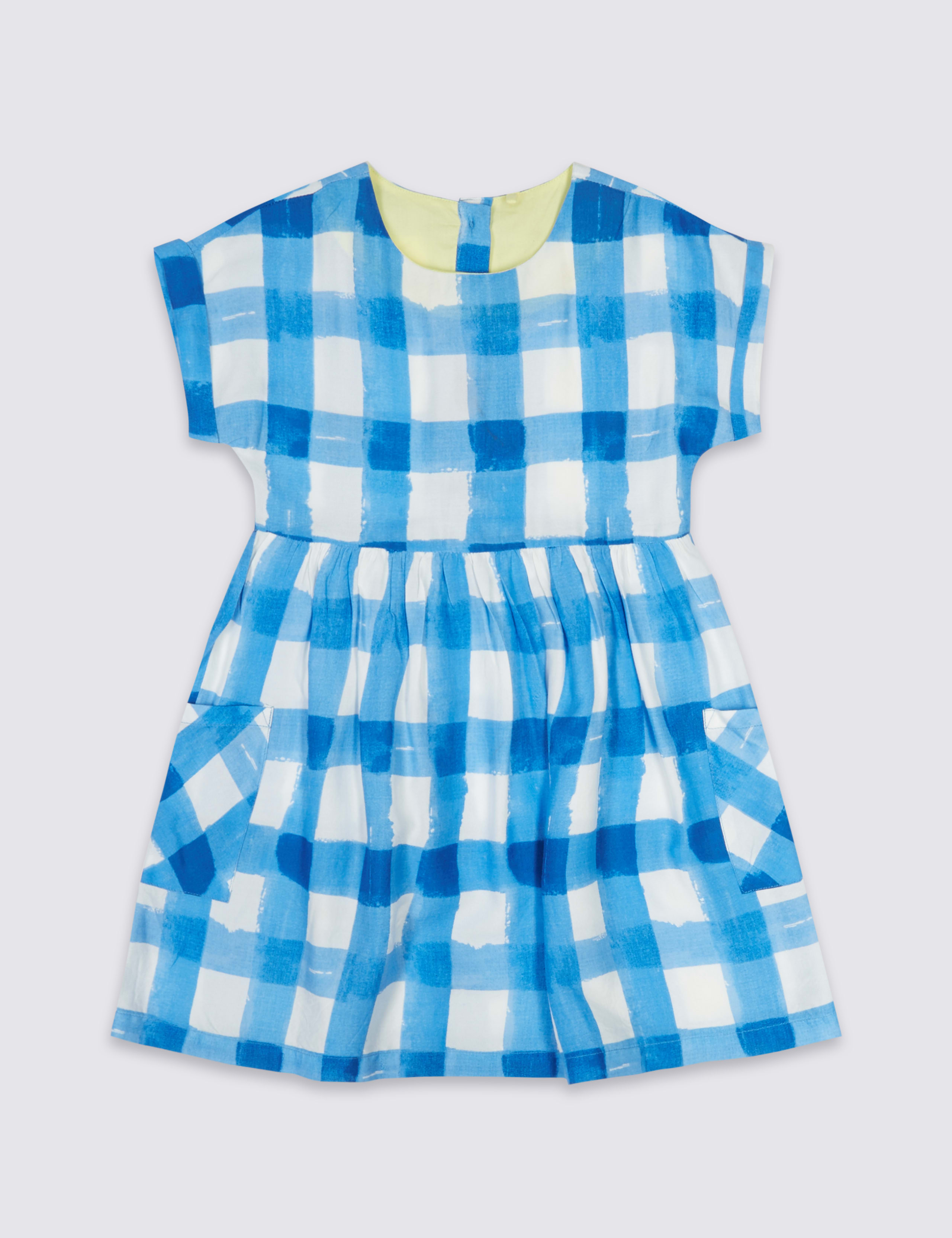Checked Print Dress (3 Months - 5 Years) 2 of 5
