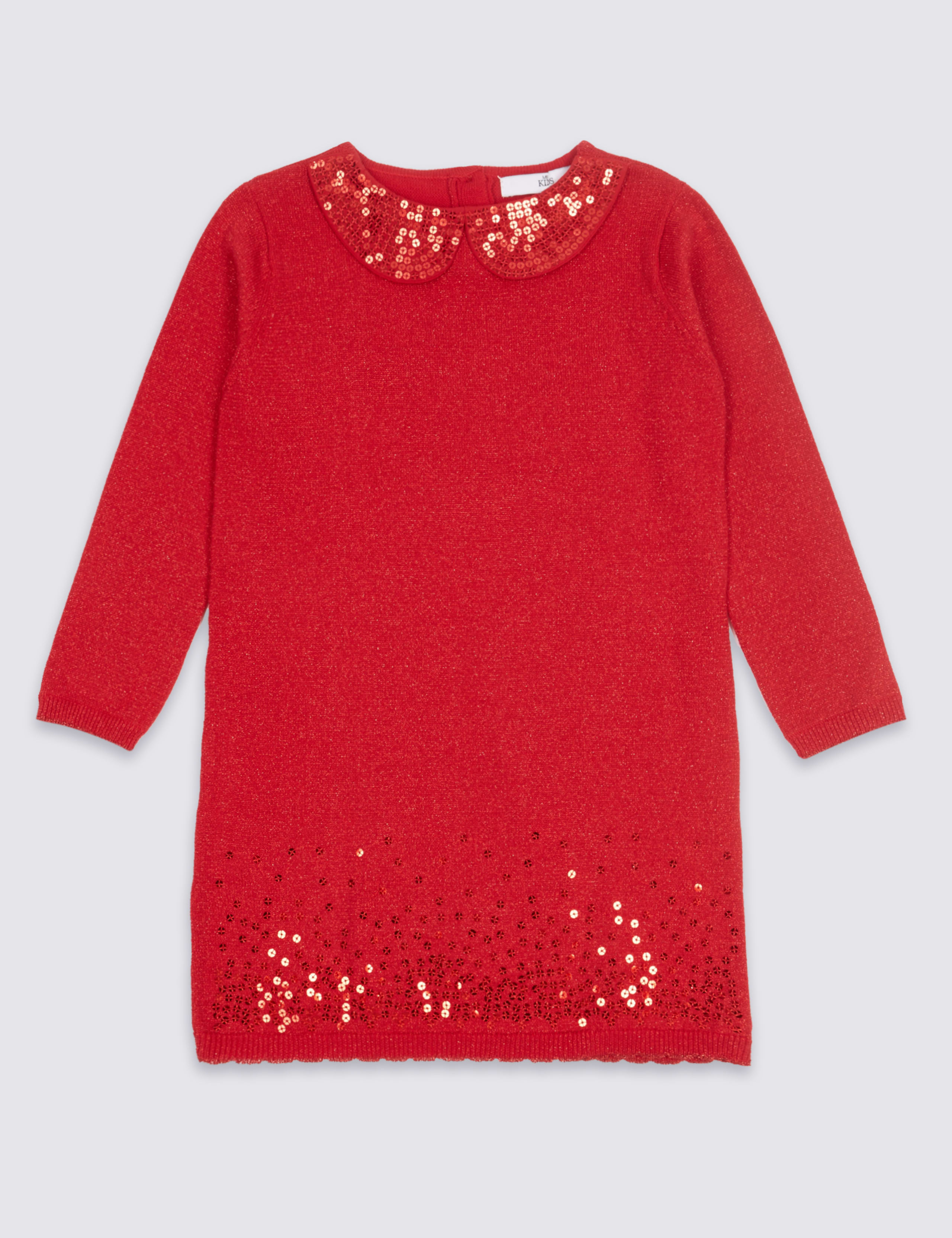 Knitted Sequin Dress (3 Months - 6 Years) 2 of 5