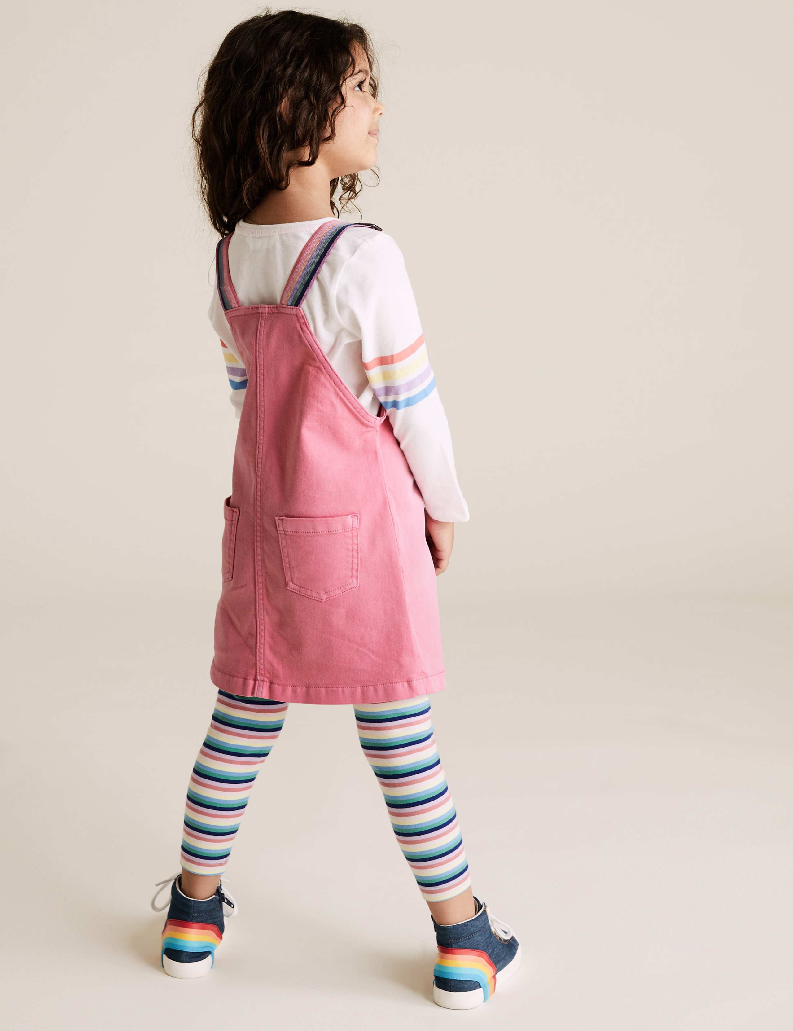 2 Piece Denim Pinafore Outfit (2-7 Yrs) 4 of 4