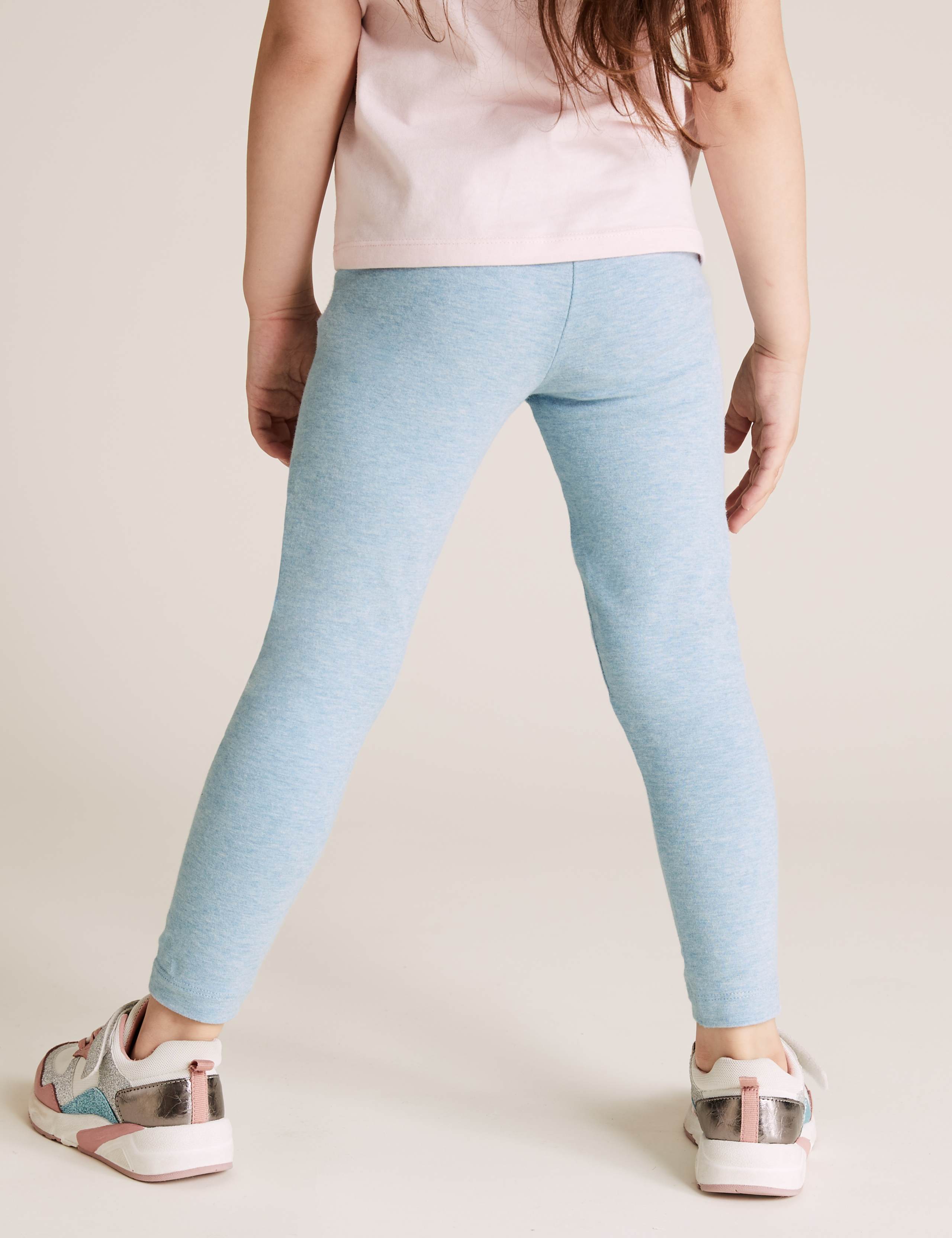 3pk Cotton Patterned Leggings (2-7 Yrs) 5 of 5