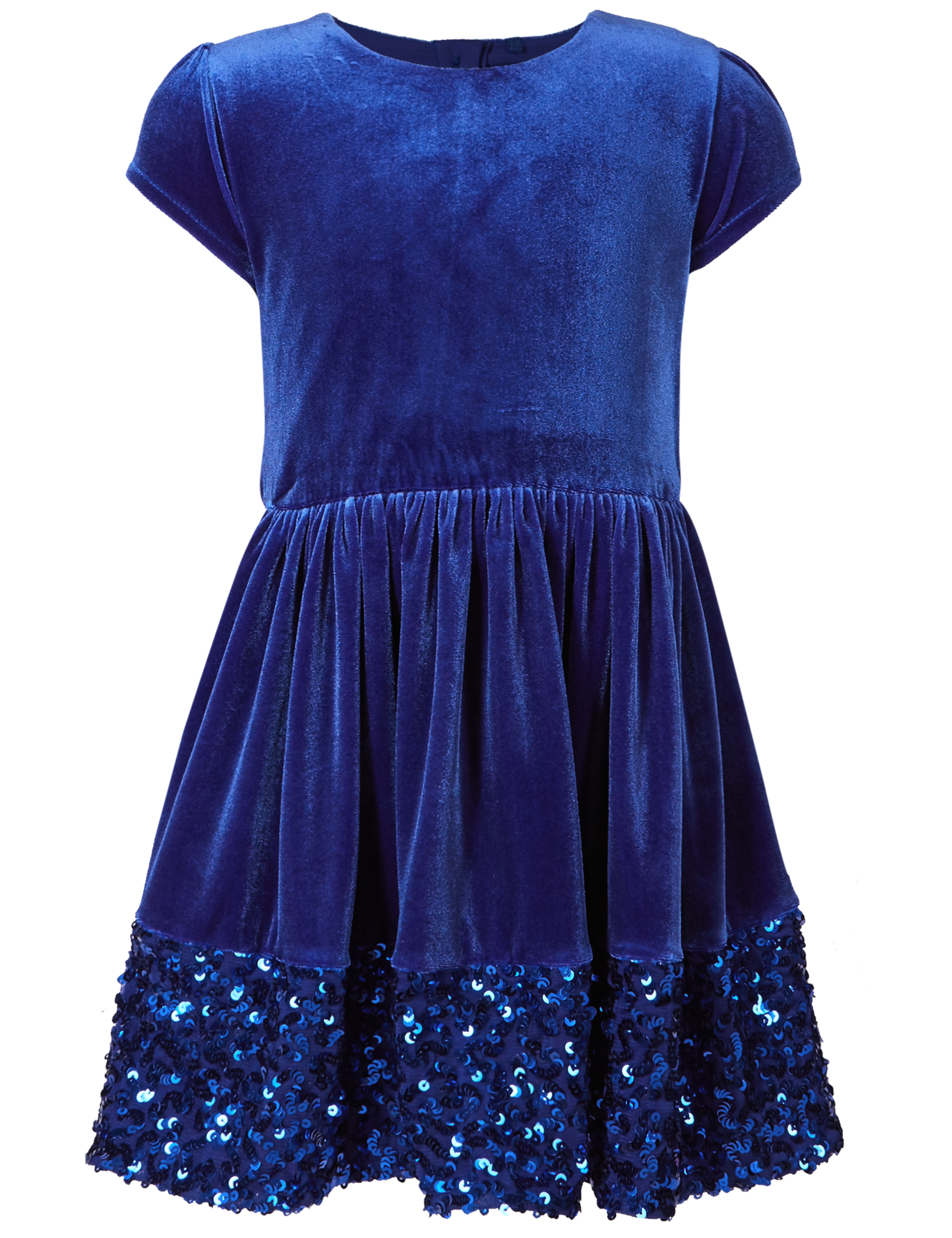 Sequin Base Velvet Dress (1-10 Years) 4 of 5