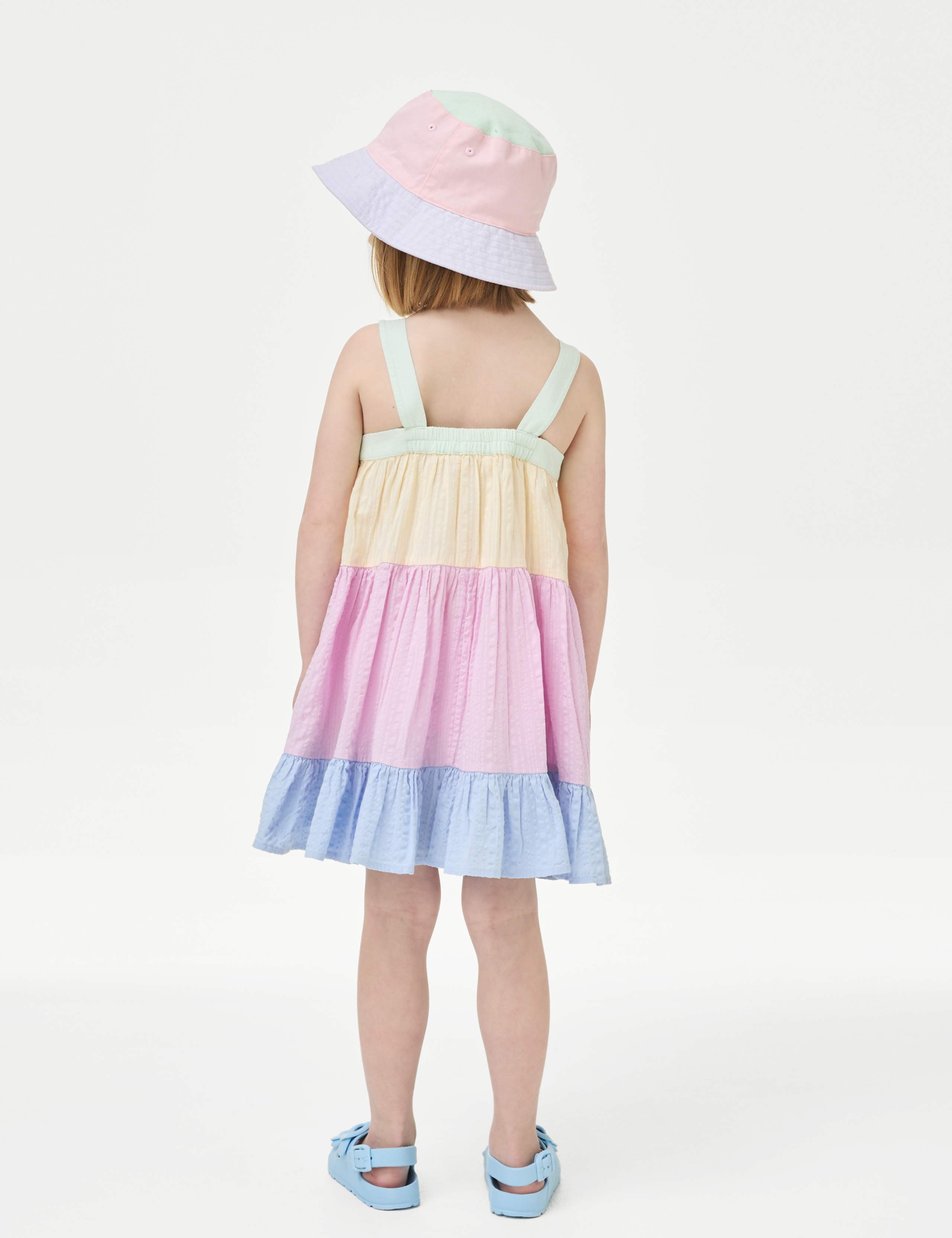 Pure Cotton Tiered Dress (2-8 Yrs) 4 of 4