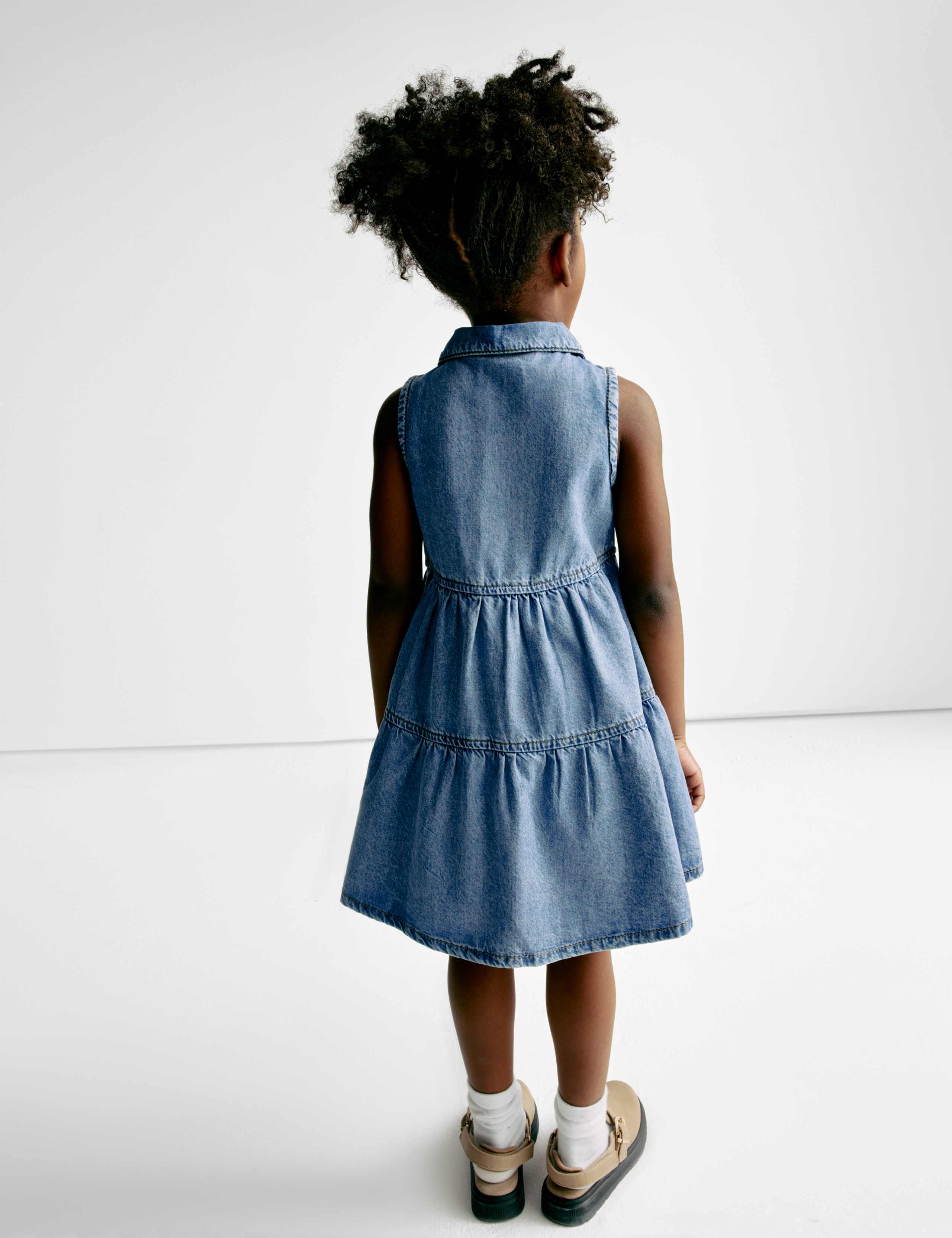 Denim Collared Dress (2-8 Yrs) 8 of 9