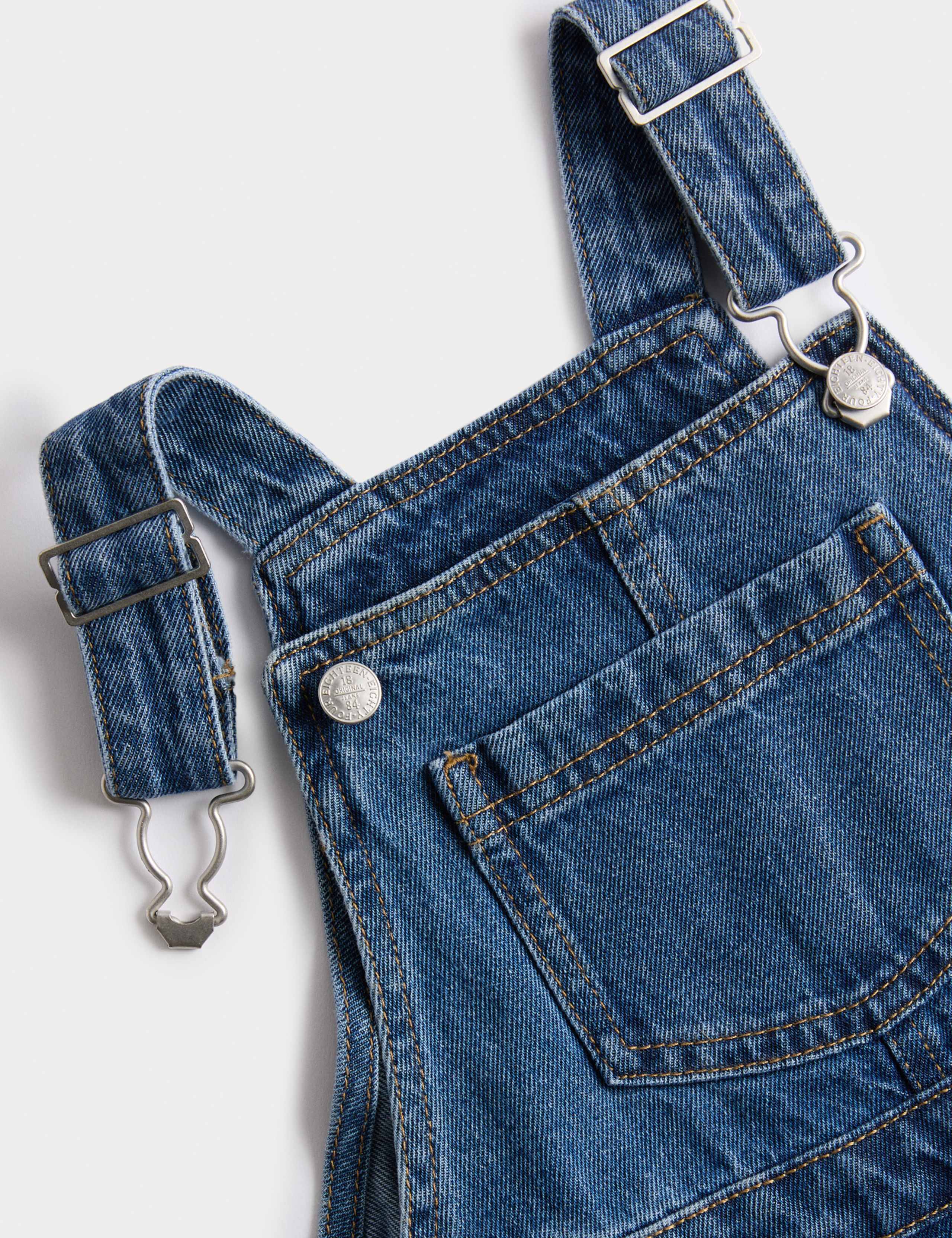 2pc Denim Pinafore Outfit (2-8 Yrs) 3 of 3