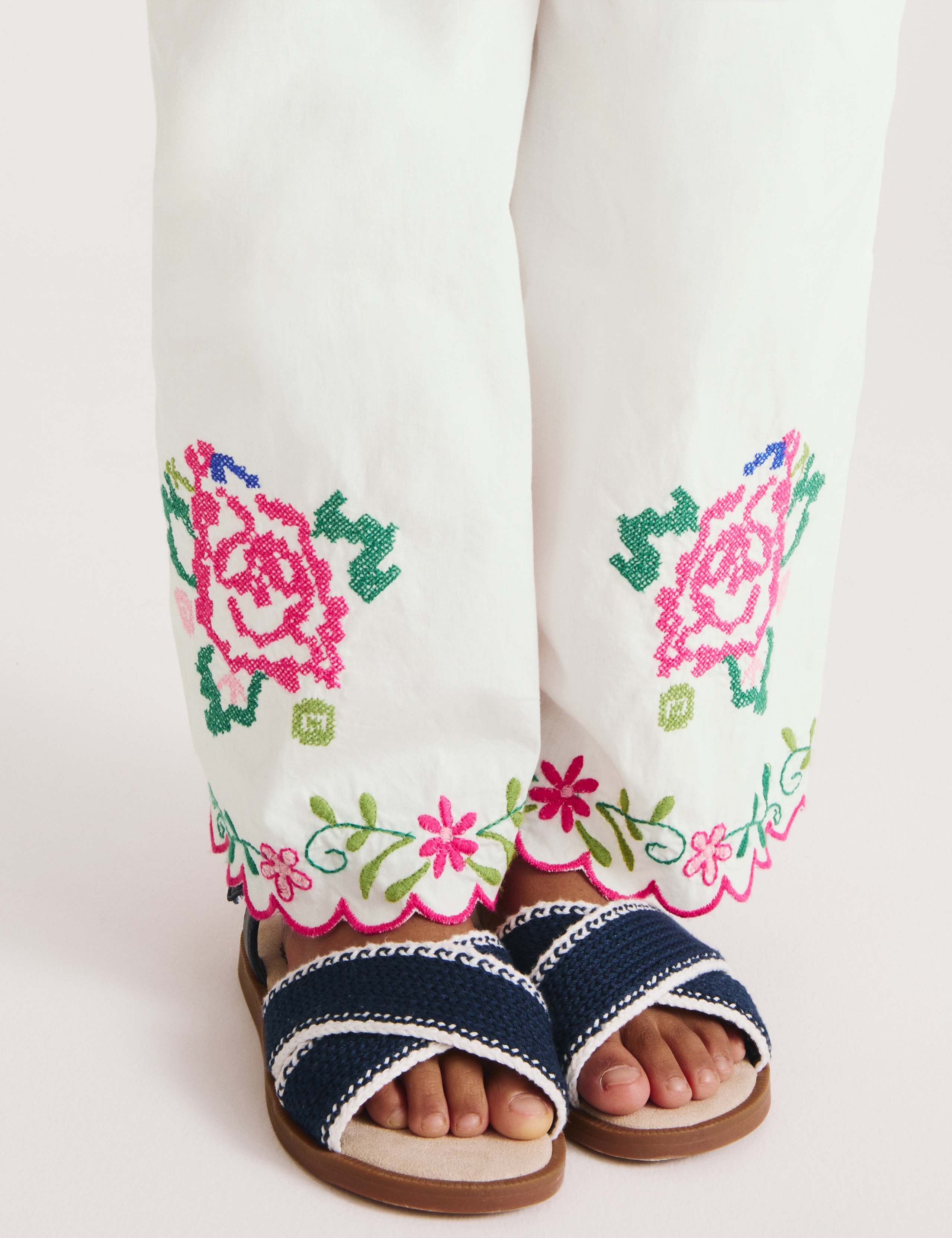 2 Piece Pure Cotton Embroidered Outfit (2-10 Yrs) 4 of 6