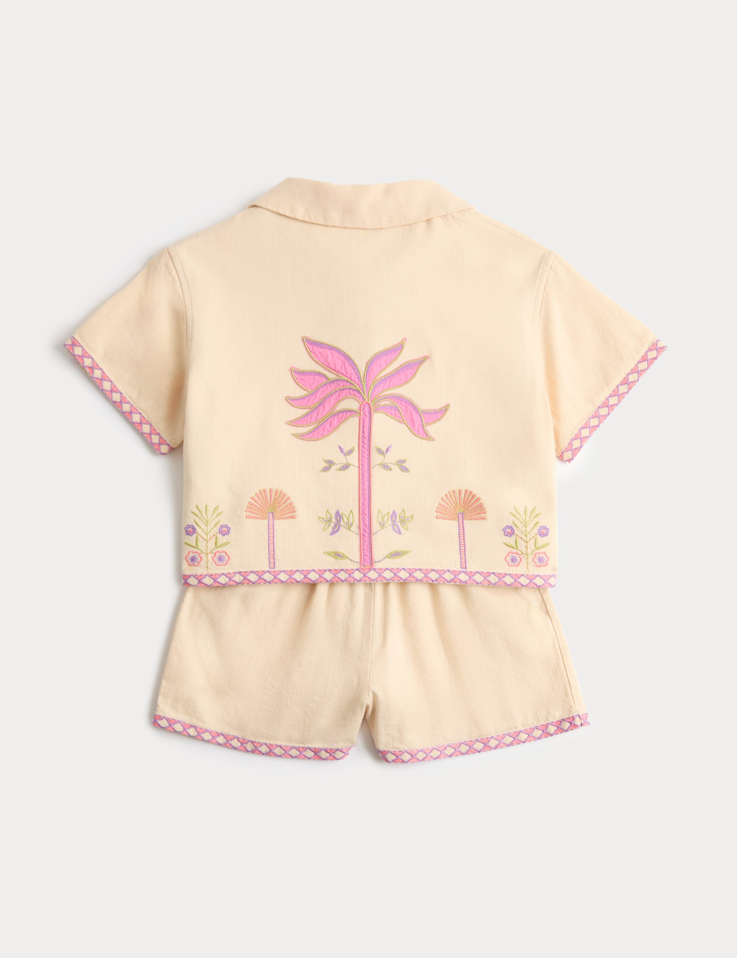 2 Piece Pure Cotton Palm Tree Outfit (2-10 Yrs) 2 of 4