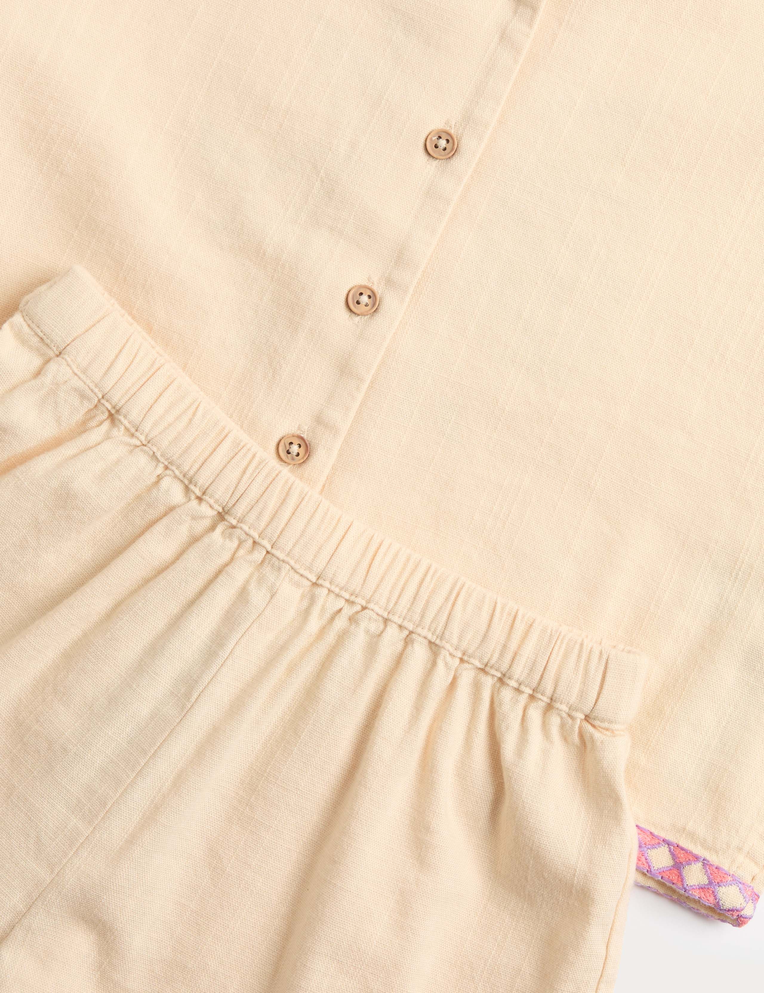 2 Piece Pure Cotton Palm Tree Outfit (2-10 Yrs) 3 of 4