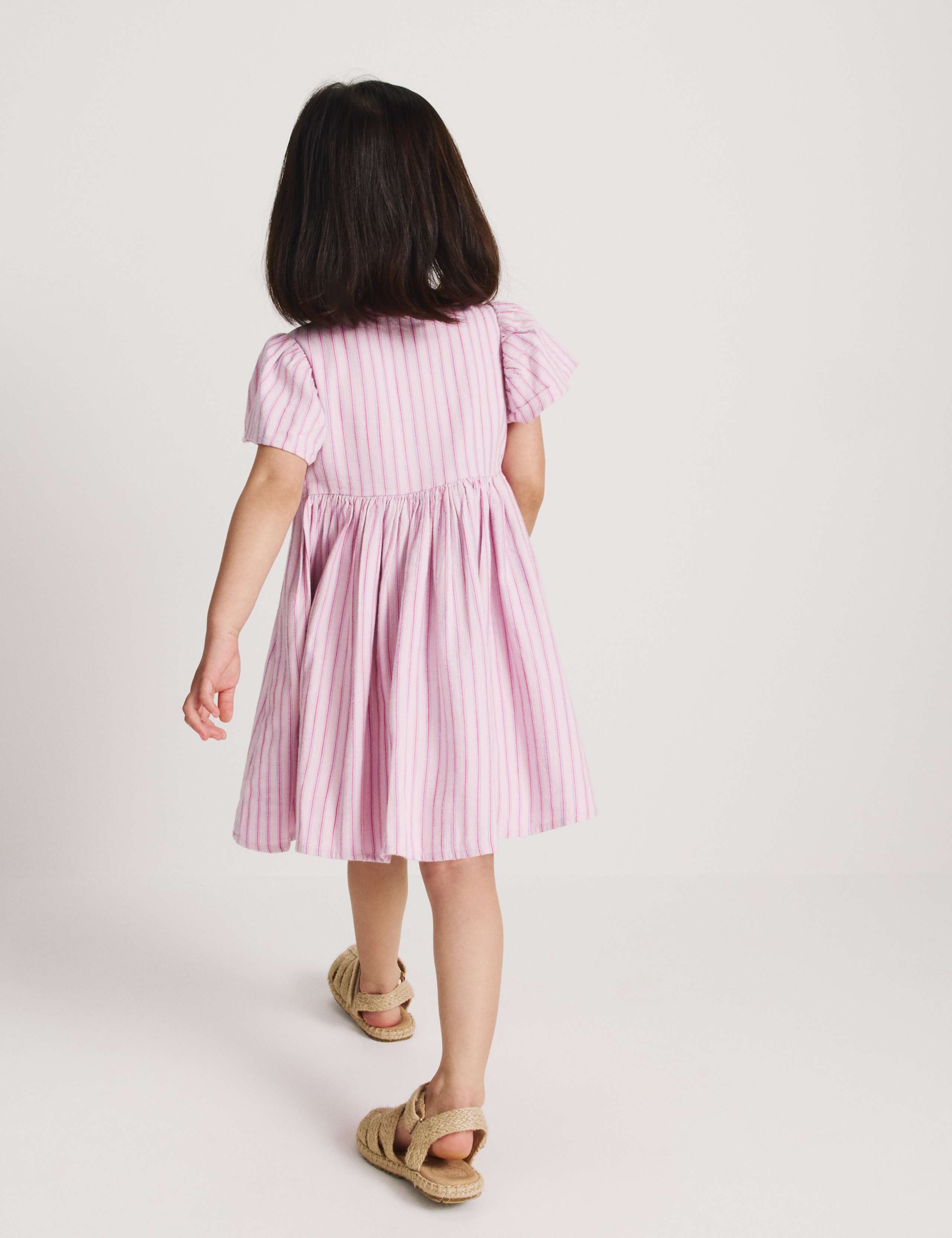 Pure Cotton Striped Dress (2-10 Yrs) 4 of 7