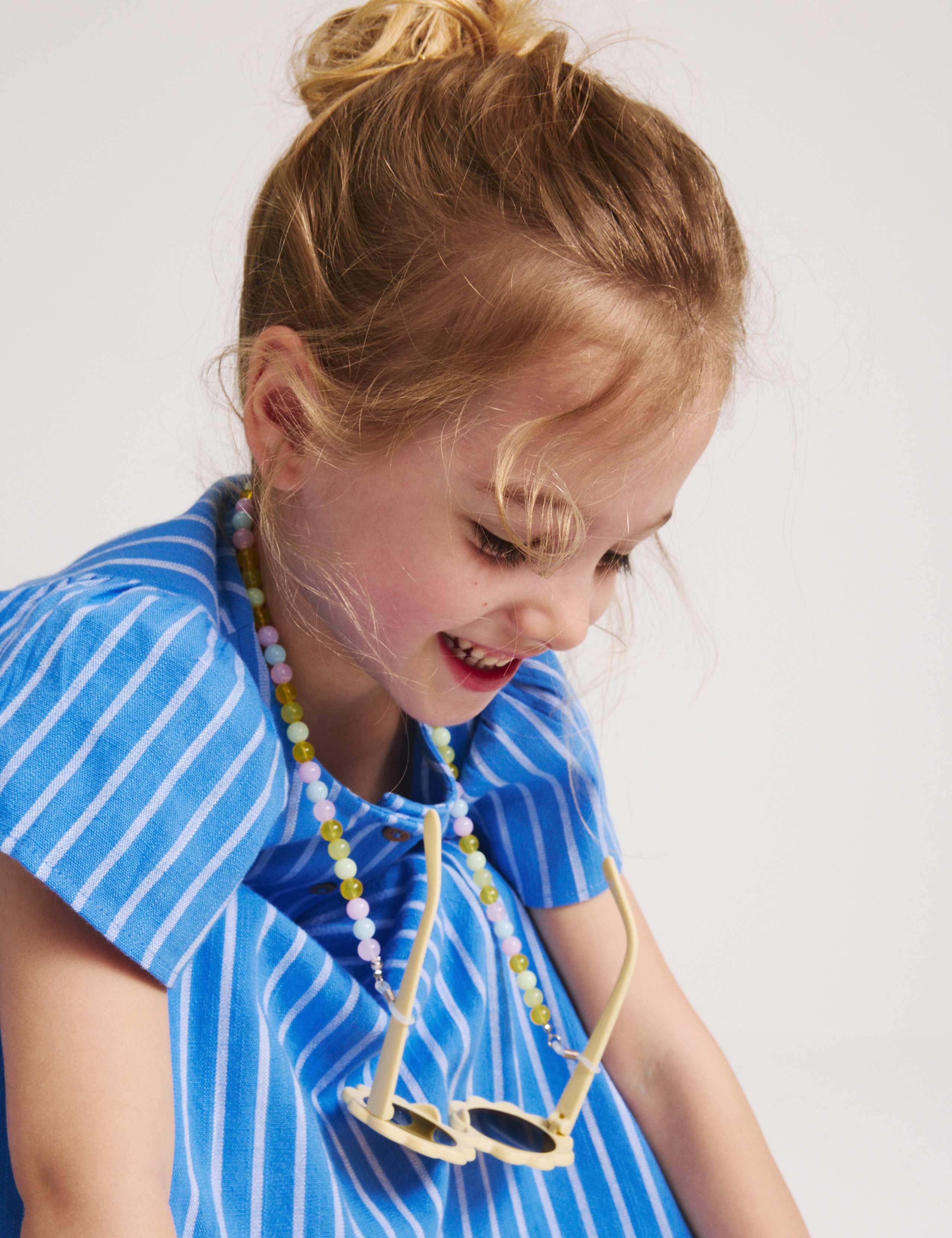 Pure Cotton Striped Dress (2-10 Yrs) 3 of 7