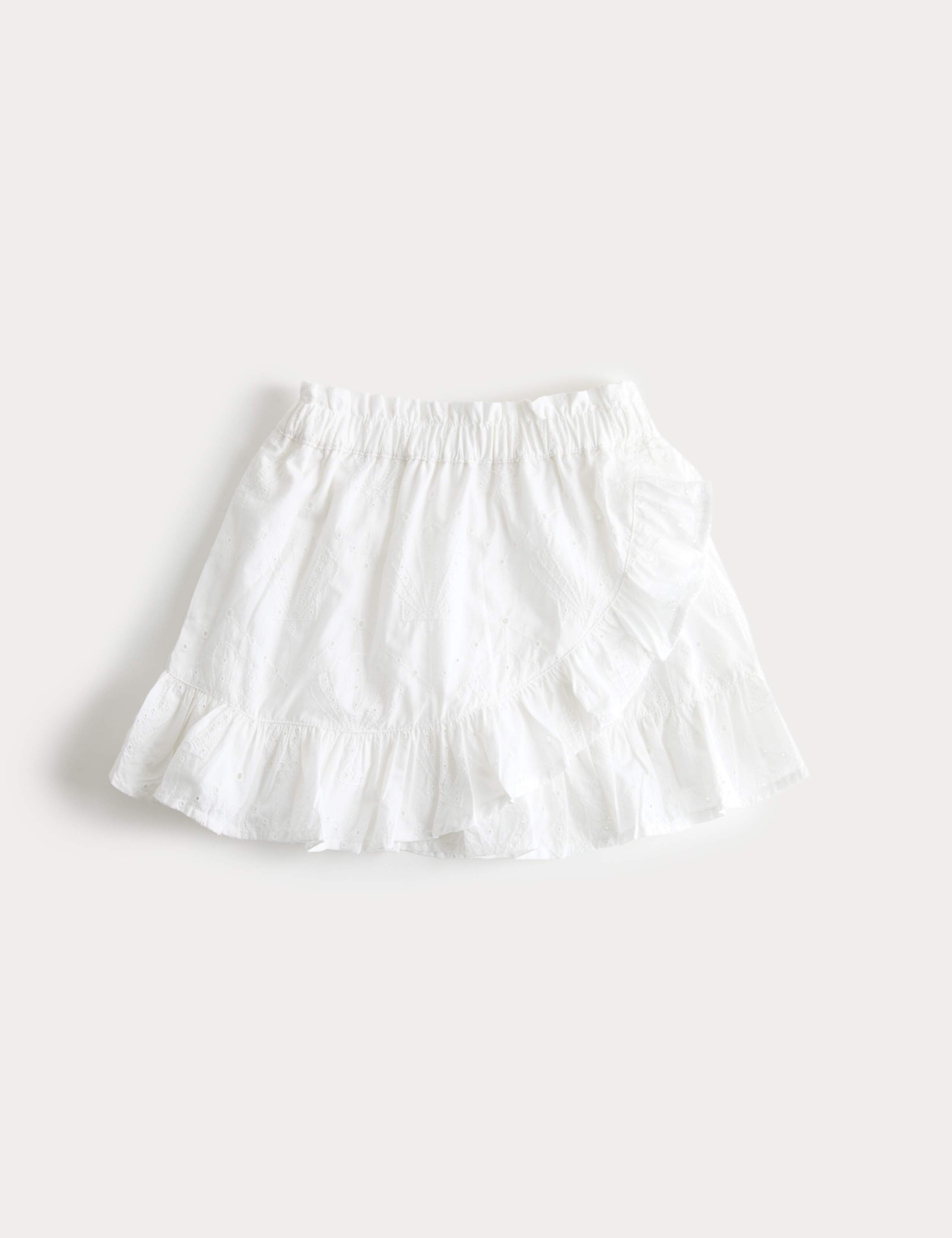 Pure Cotton Broderie Shell Skirt (2-8 Yrs) 1 of 1
