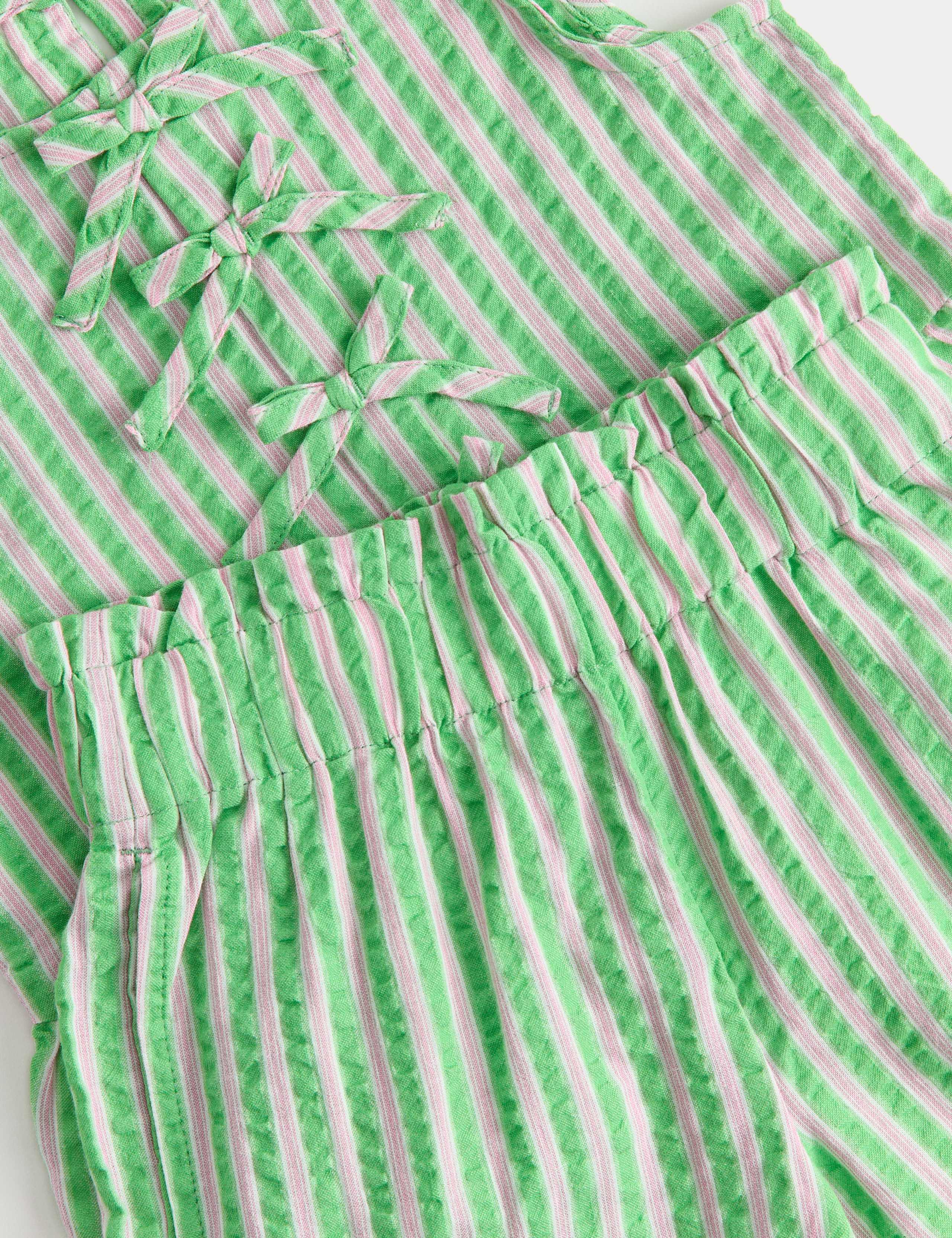 2 Piece Pure Cotton Striped Outfit (2-10 Yrs) 2 of 2