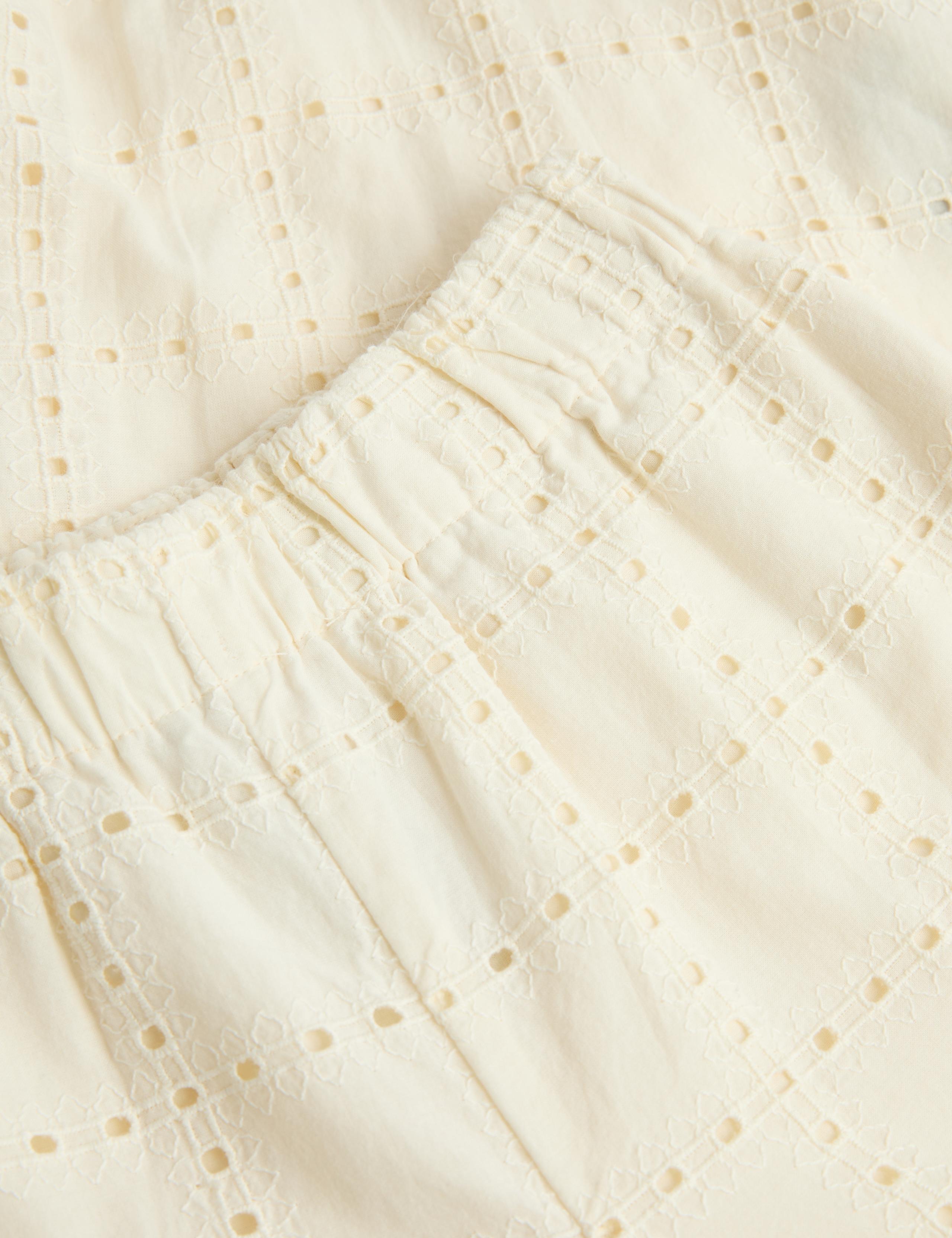 2 Piece Pure Cotton Shirred Trouser Outfit (2-10 Yrs) 5 of 5