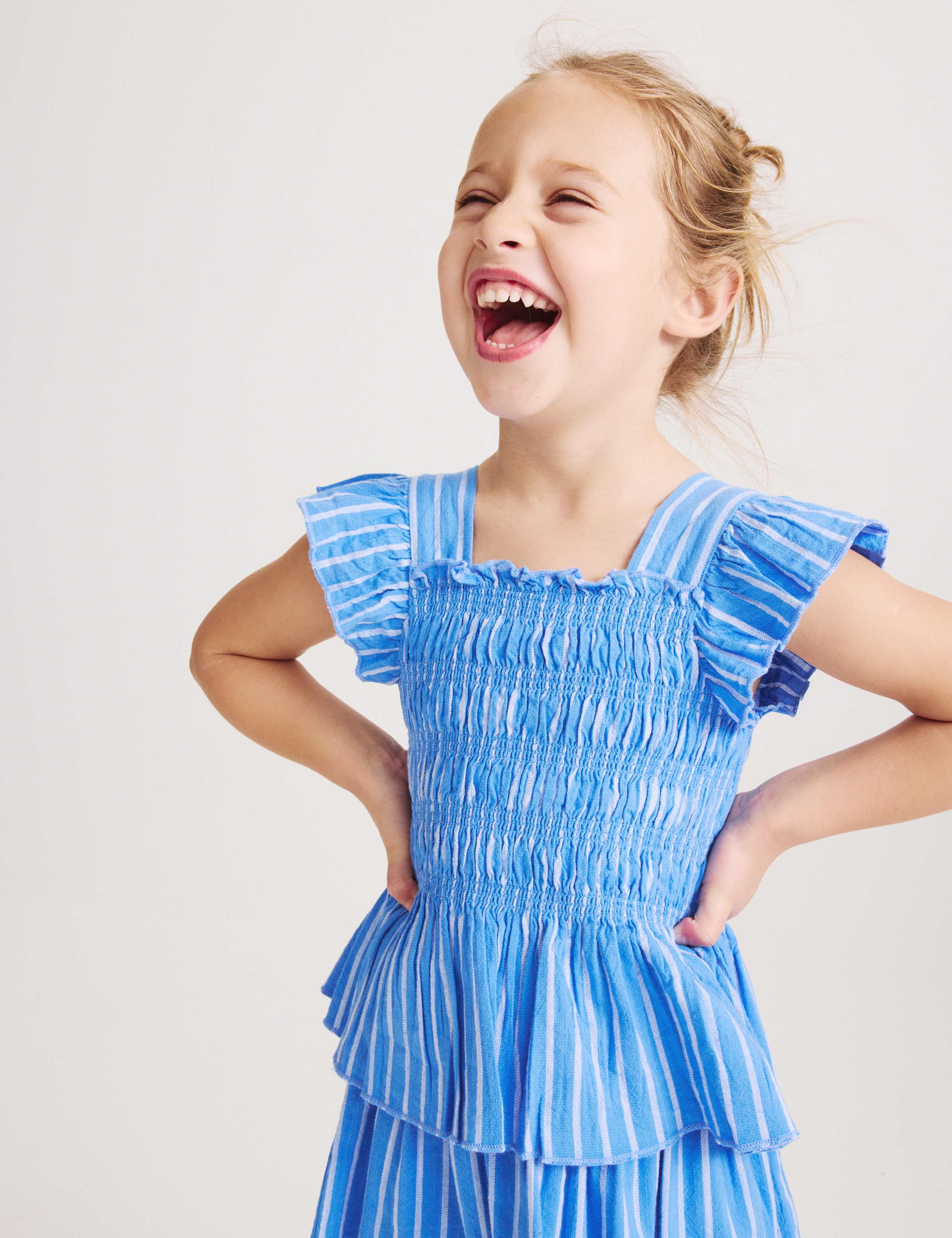 2 Piece Pure Cotton Shirred Outfit (2-8 Yrs) 5 of 8