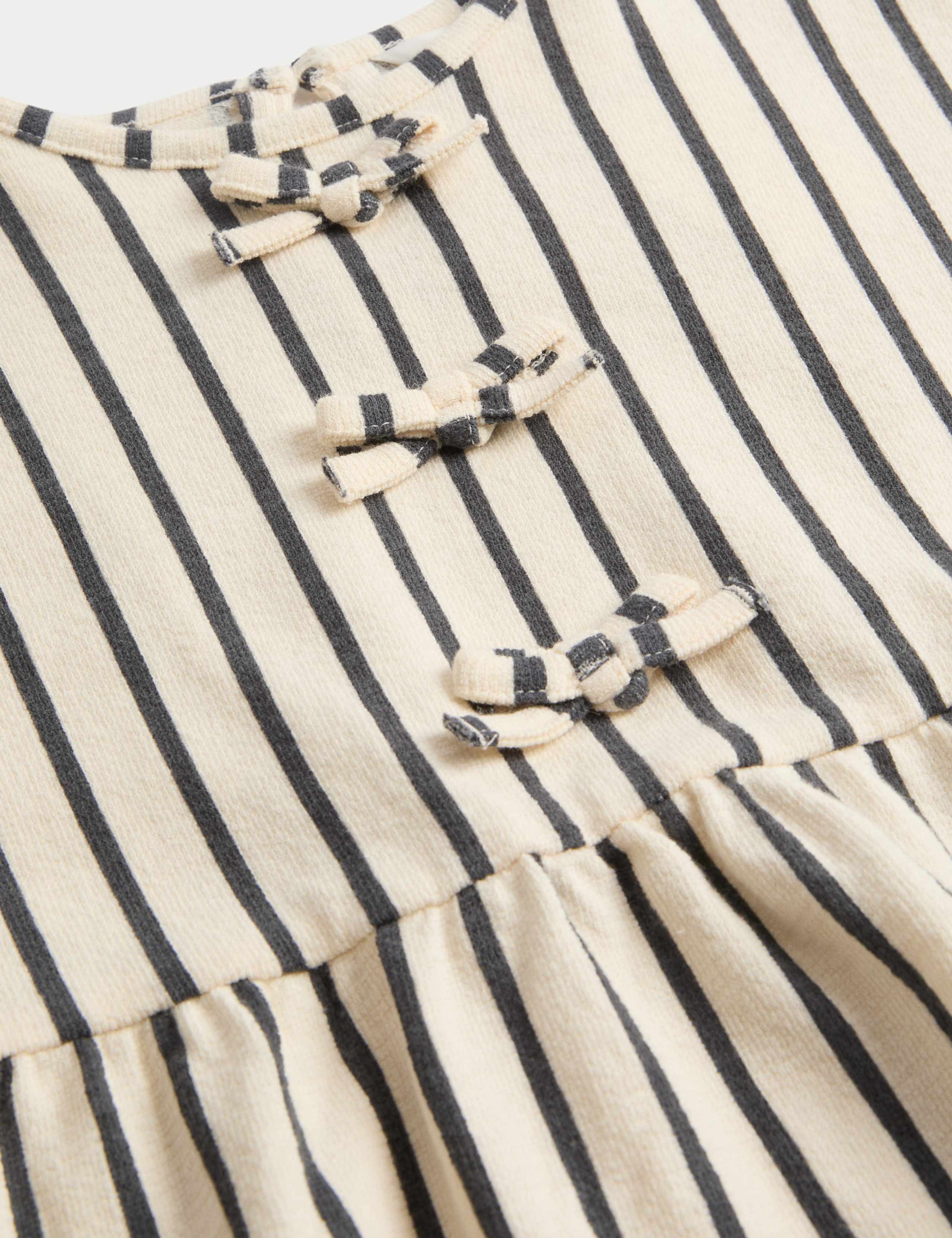 Pure Cotton Striped Dress (2-8 Yrs) 2 of 2